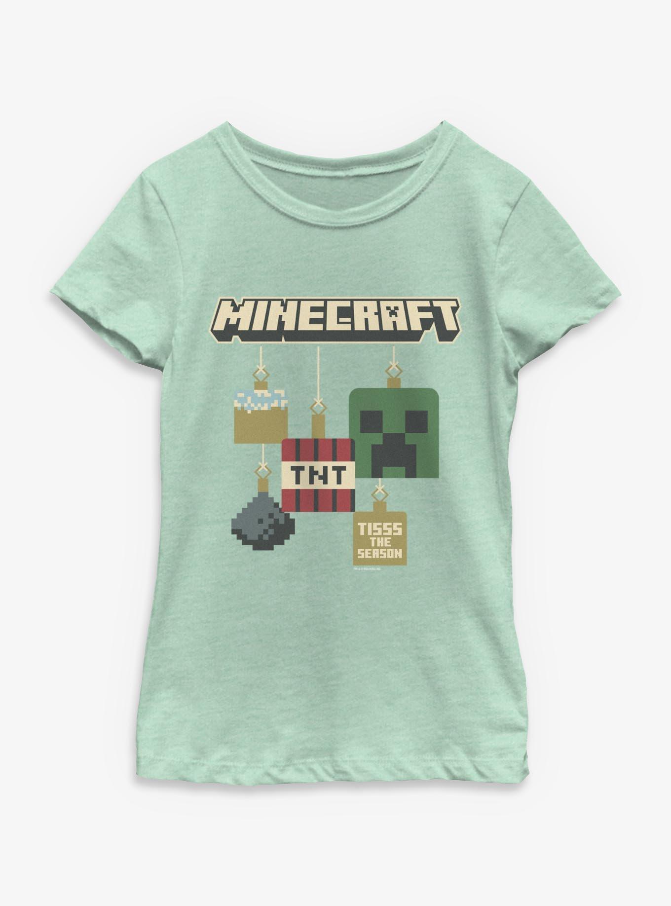 Minecraft Tisss Season Ornament Youth Girls T-Shirt, , hi-res