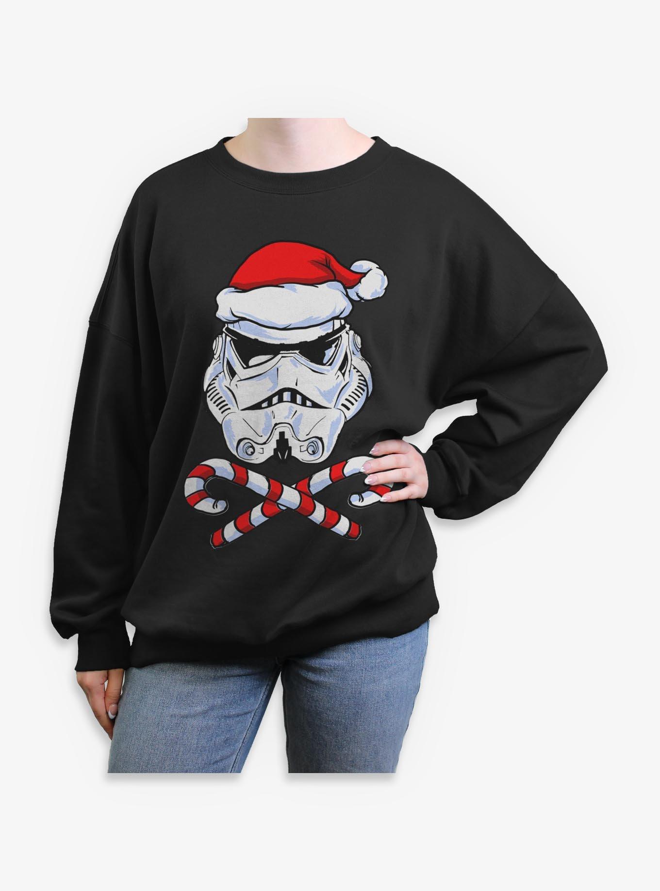 Star Wars Santa Trooper Womens Oversized Sweatshirt, , hi-res