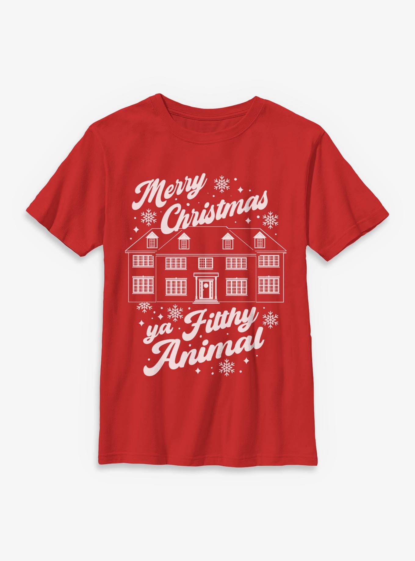 Home Alone Merry Christmas Ya Filthy Animal Youth T-Shirt, , hi-res