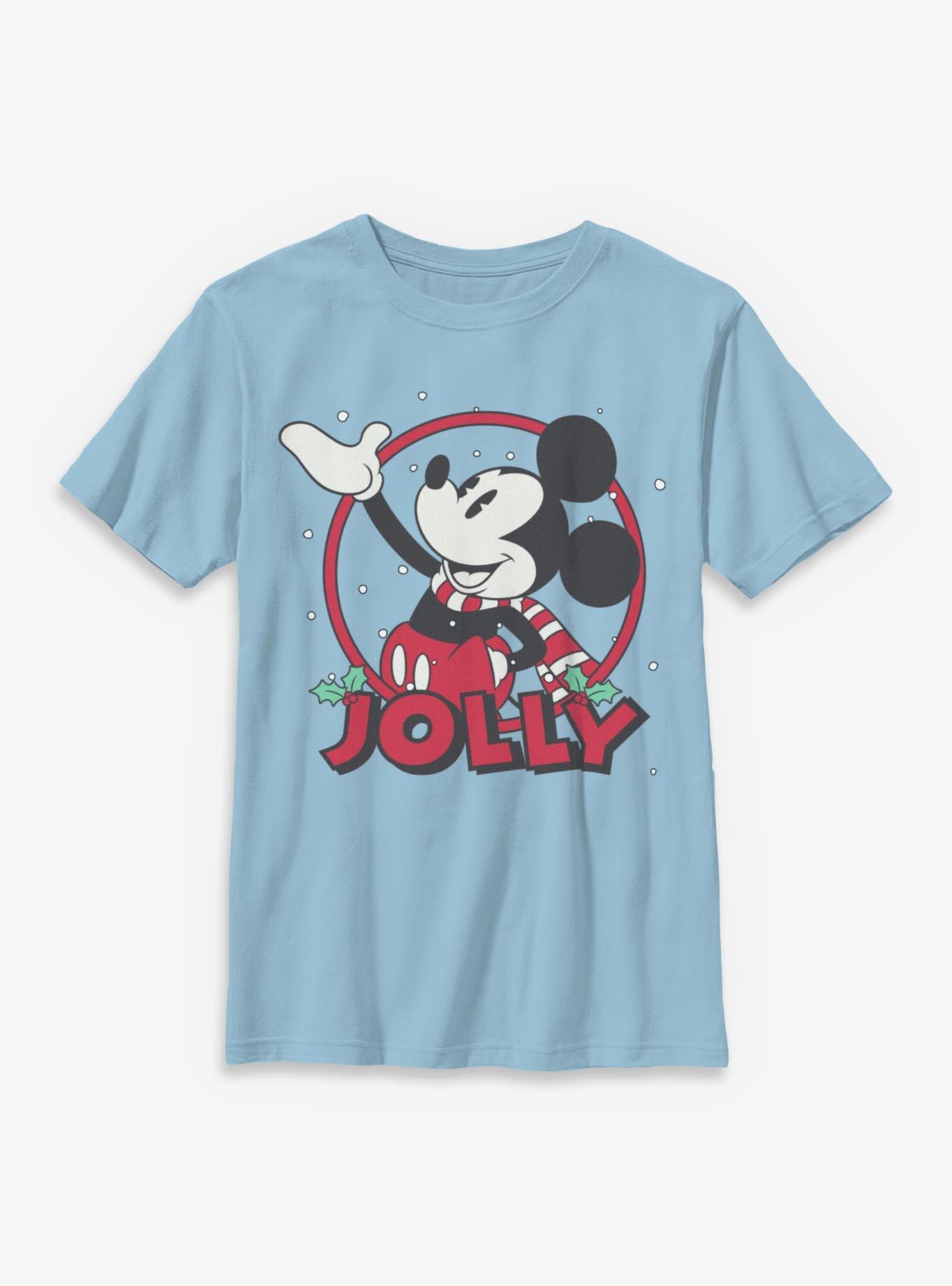 Disney Mickey Mouse Jolly Circle Icon Youth T-Shirt, , hi-res