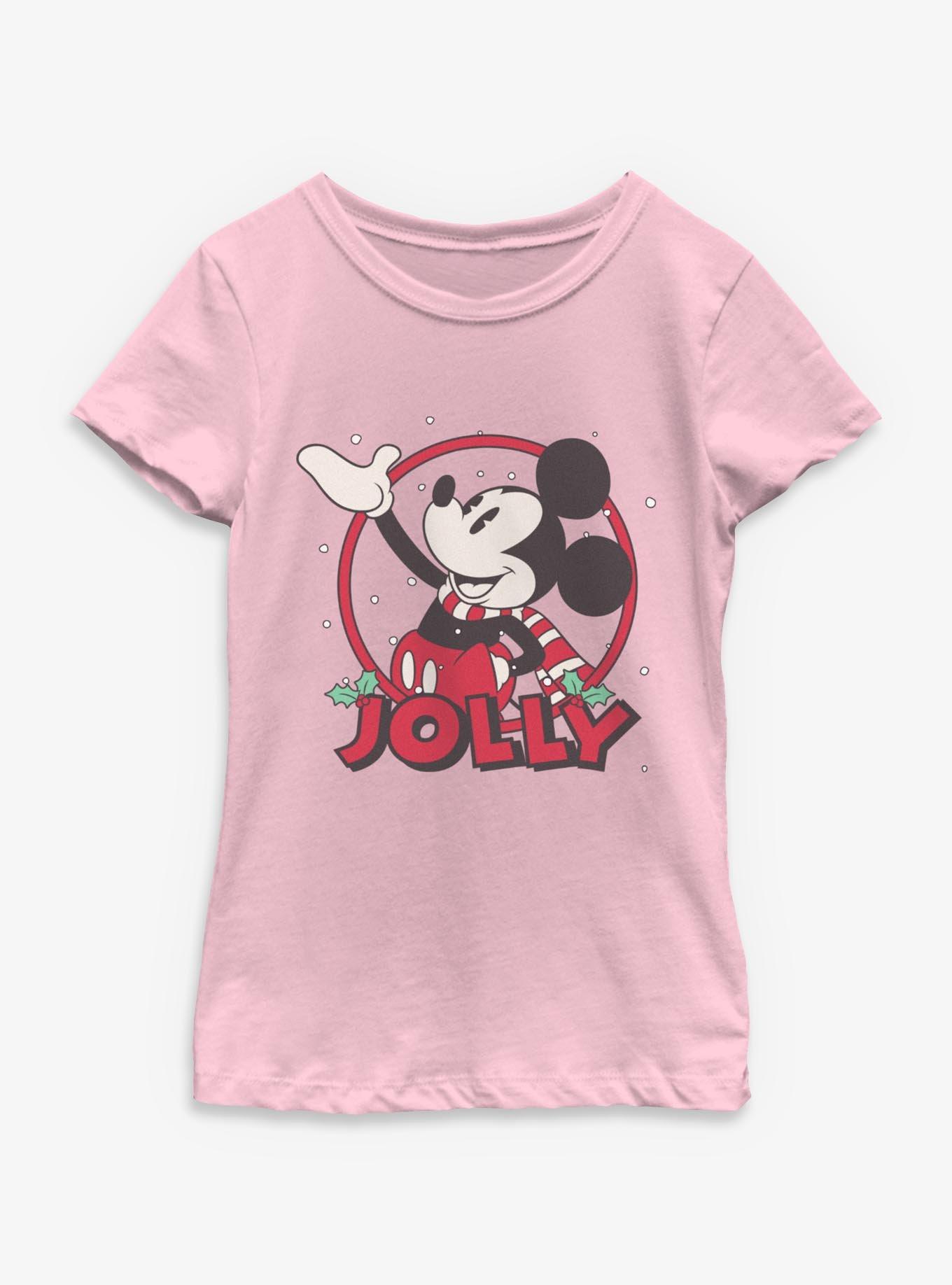 Disney Mickey Mouse Jolly Circle Icon Youth Girls T-Shirt, , hi-res