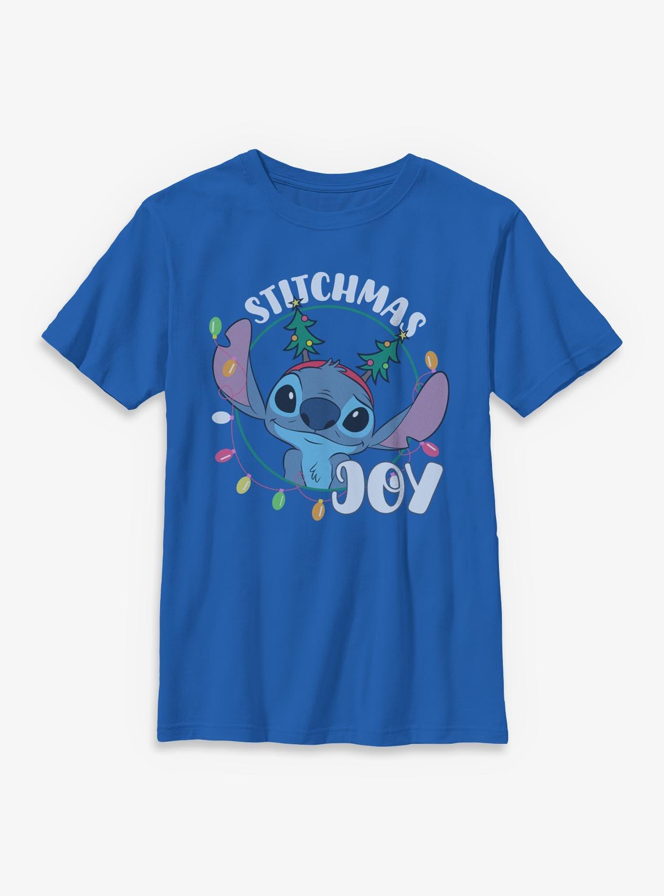 Disney Lilo & Stitch Stitchmas Joy Youth T-Shirt, , hi-res
