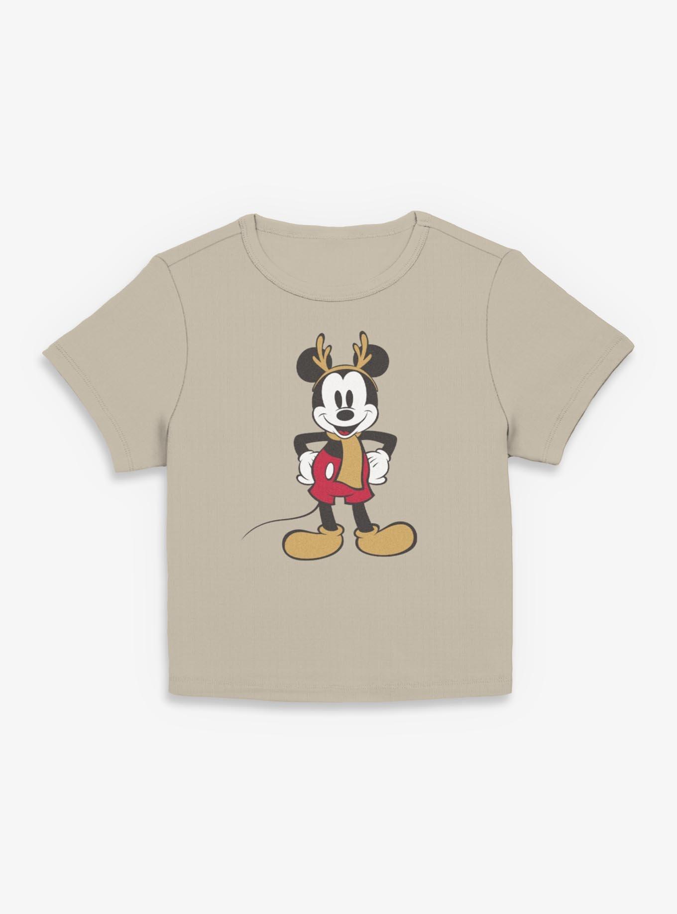 Disney Mickey Mouse Festive Reindeer Women Baby T-Shirt, , hi-res