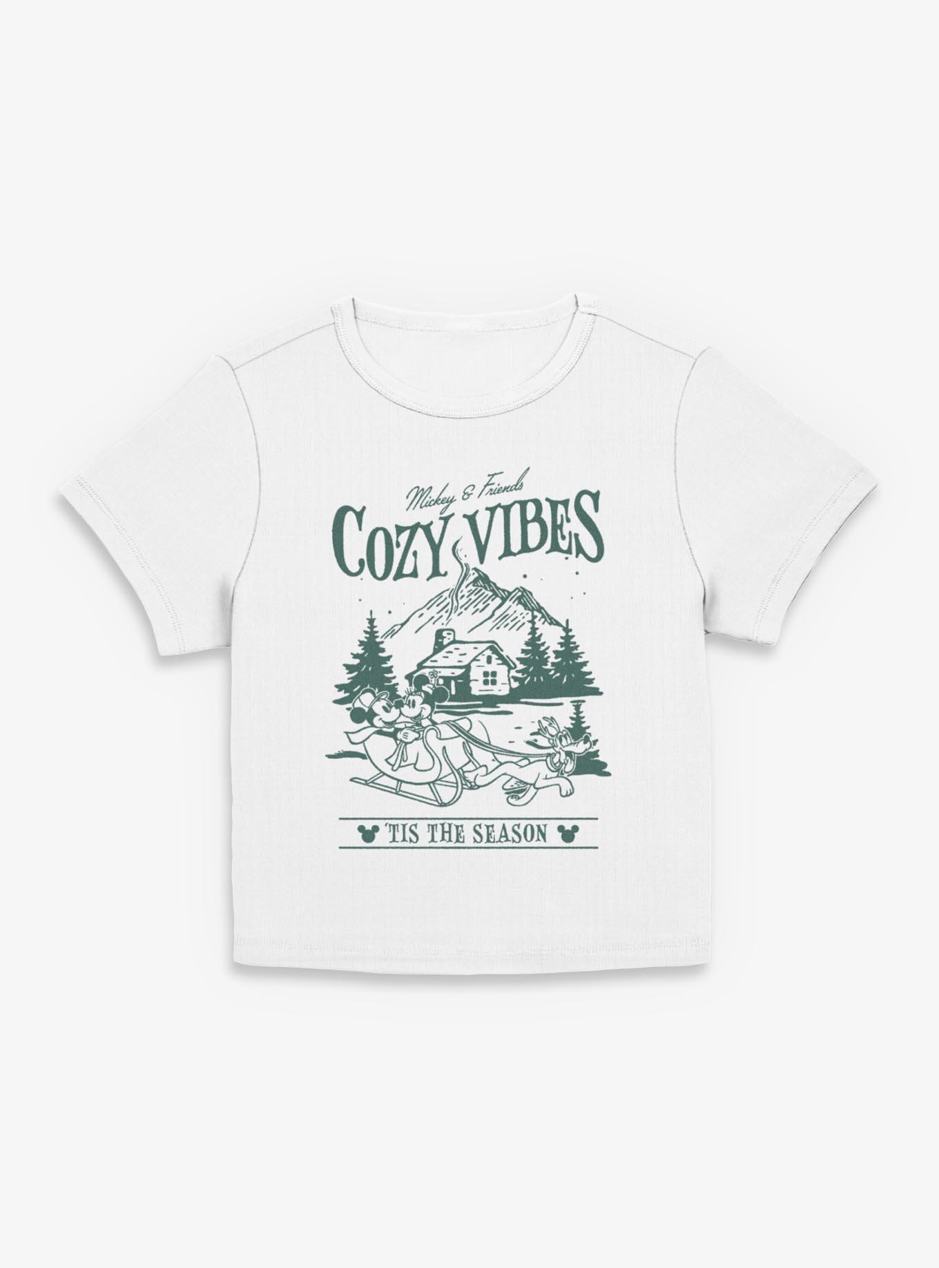 Disney Mickey Mouse & Friends Cozy Vibes Tis The Season Women Baby T-Shirt, , hi-res