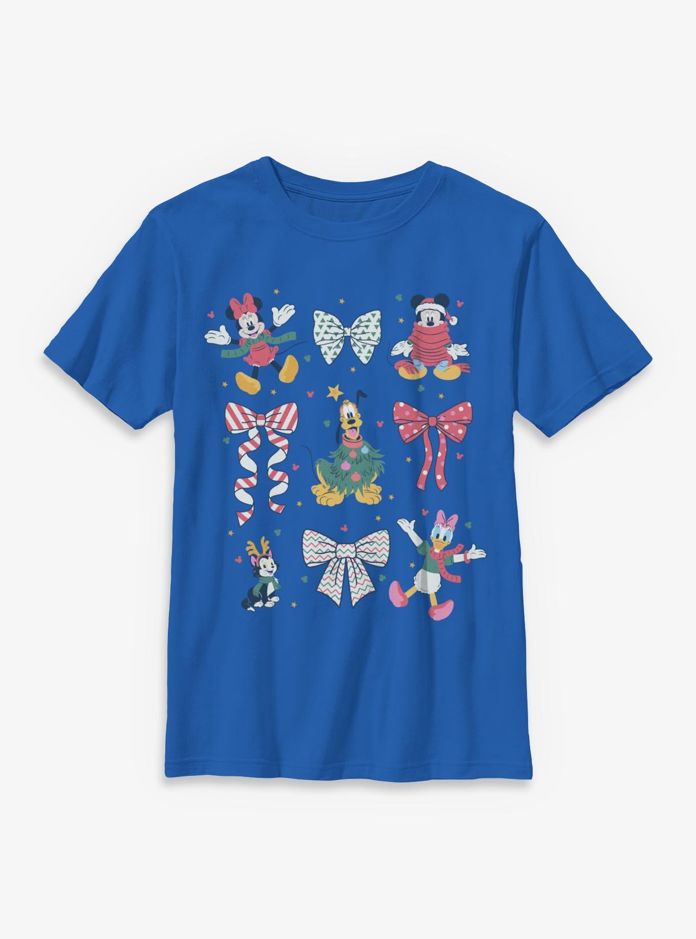 Disney Mickey Mouse & Friends Xmas Icons Youth T-Shirt, , hi-res