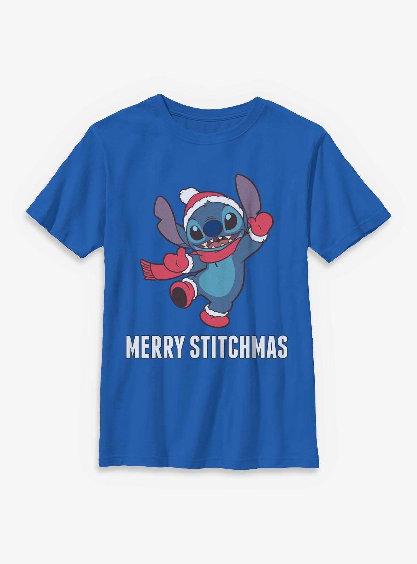 Disney Lilo & Stitch Merry Stitchmas Youth T-Shirt, , hi-res