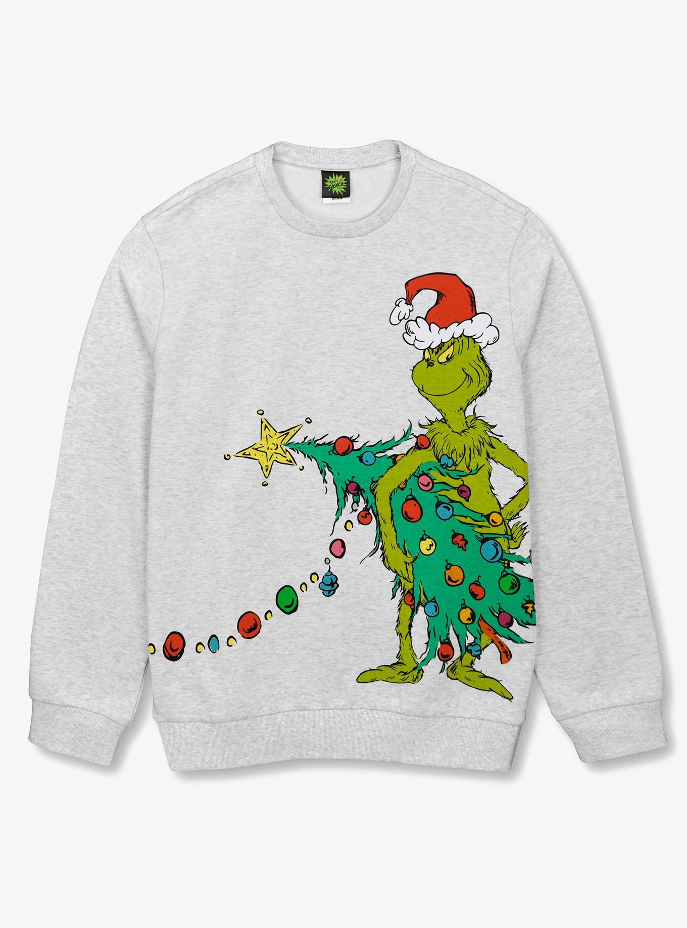 Dr. Seuss How The Grinch Stole Christmas Max Christmas Tree Sweatshirt, , hi-res