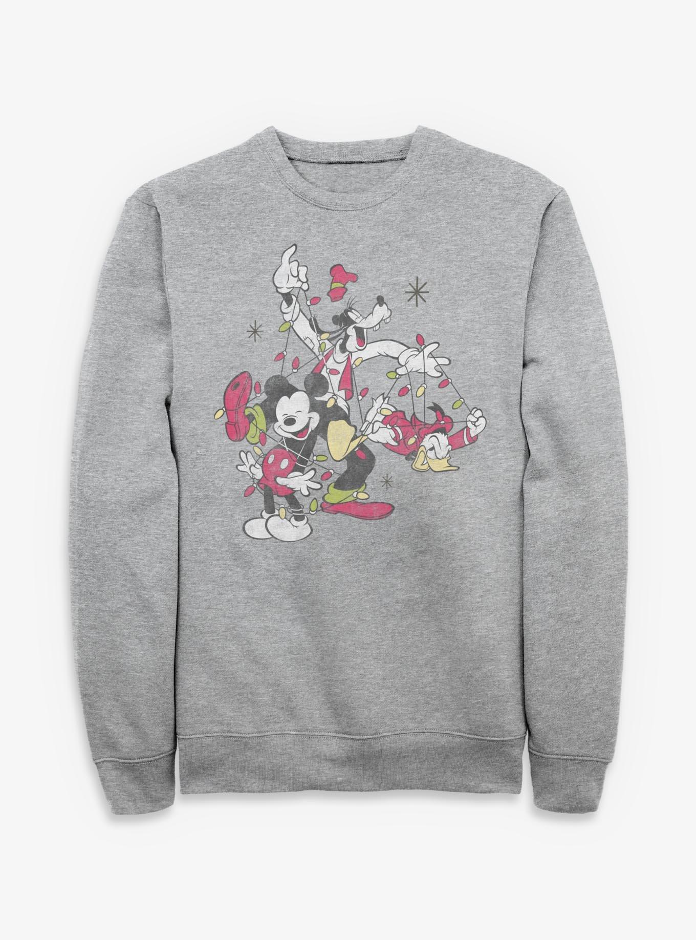 Disney Mickey Mouse & Friends Tangled Lights Sweatshirt, , hi-res