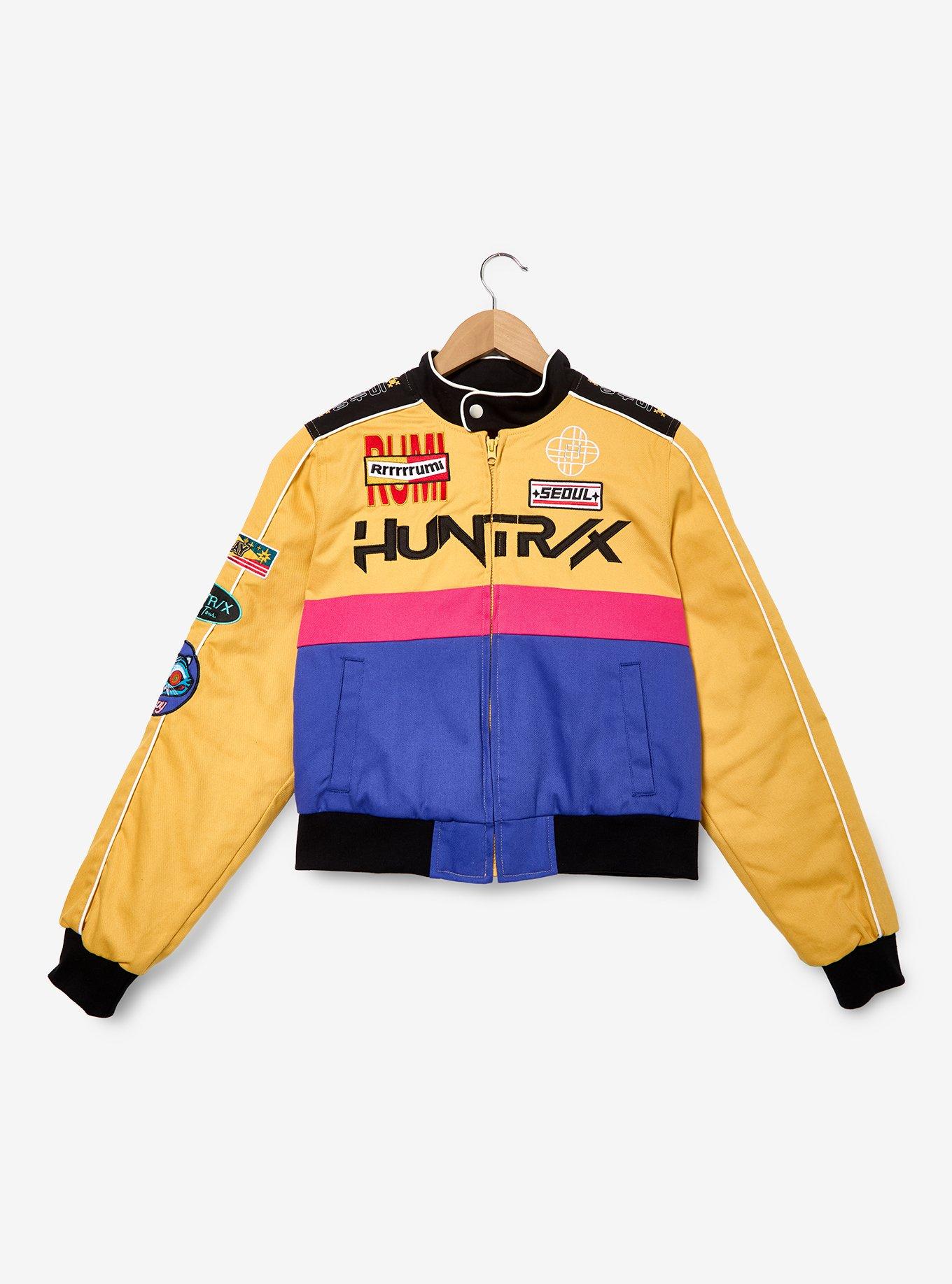 KPop Demon Hunters Rumi Women's Cropped Racing Jacket - BoxLunch Exclusive, , hi-res