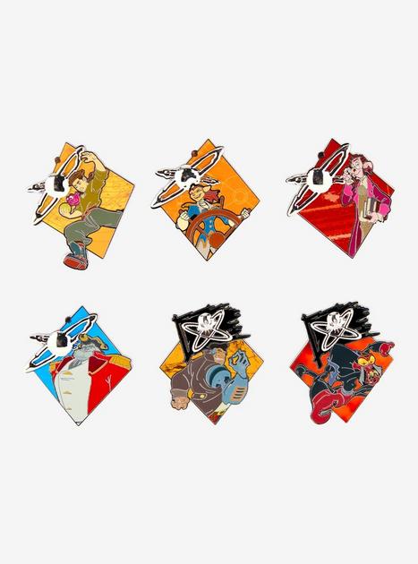 Disney Treasure Planet ピンバッジ 5種セット Disney Treasure Planet Characters Blind Box Enamel Pin - BoxLunch
