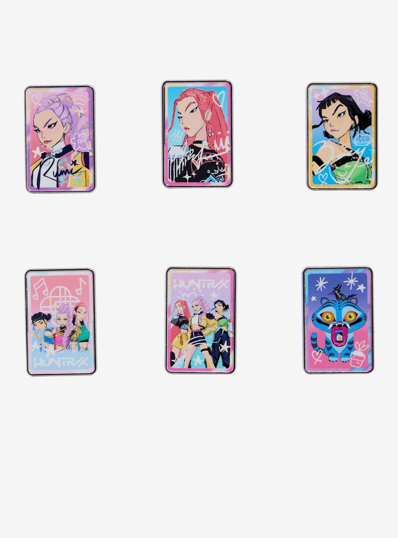 KPop Demon Hunters HUNTR/X Photocard Blind Box Enamel Pin - BoxLunch Exclusive, , hi-res