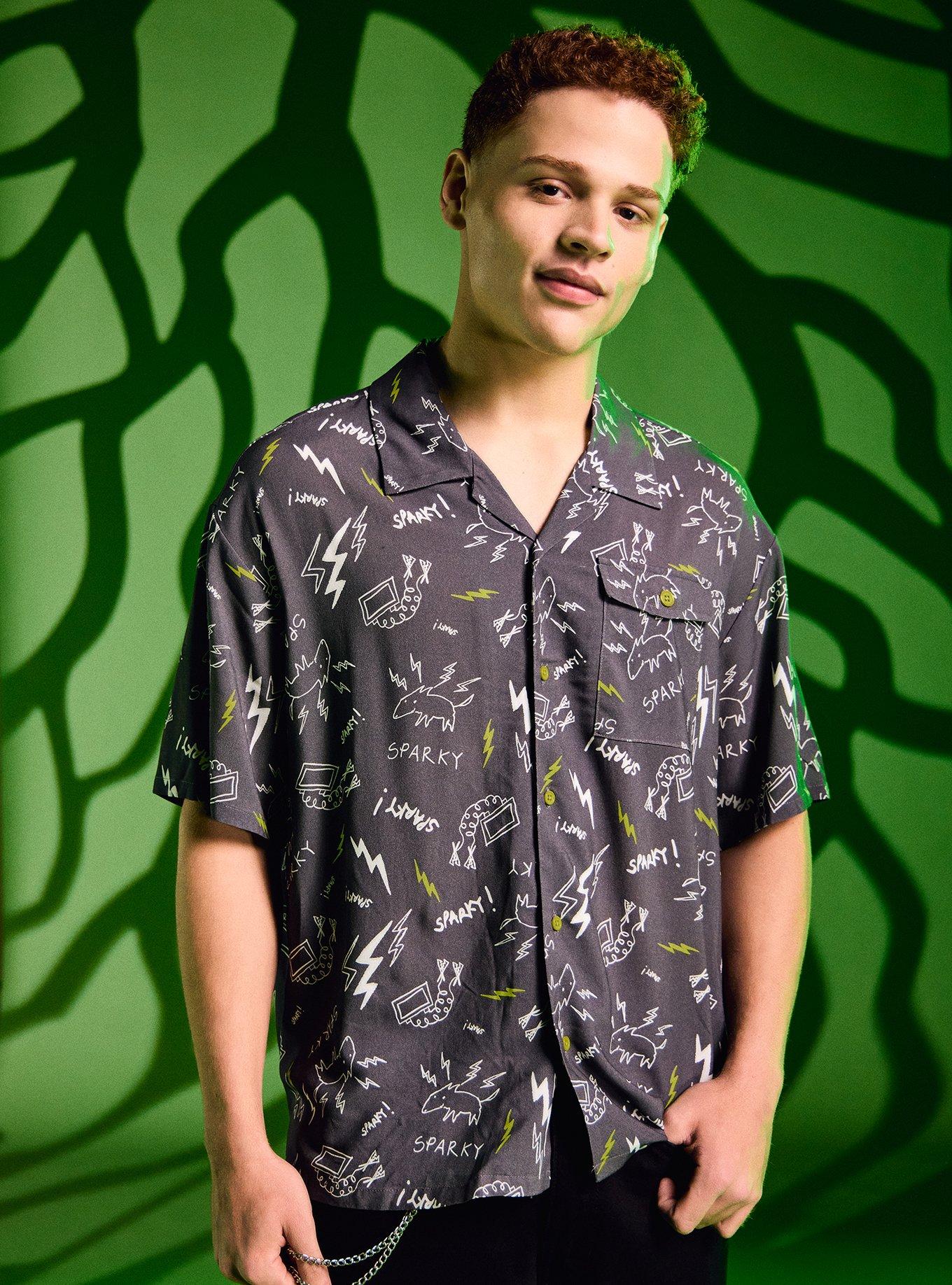 Our Universe Disney Frankenweenie Sparky Woven Button-Up