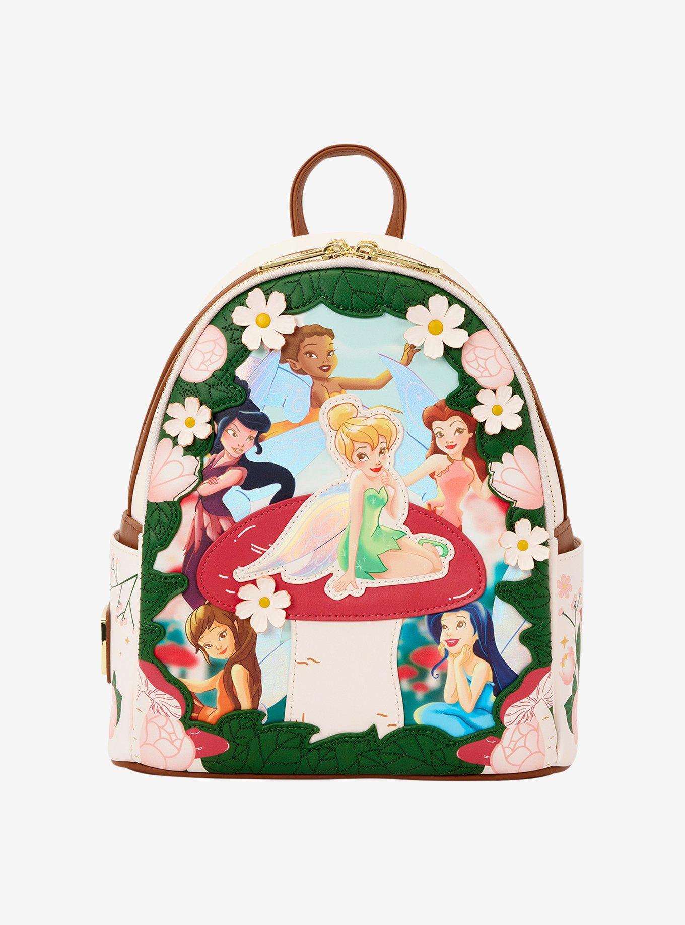 Loungefly Disney Fairies Floral Mini Backpack, , hi-res