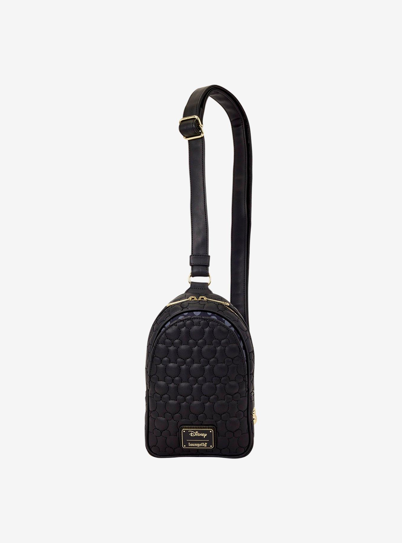 Loungefly Disney Mickey Mouse Silhouette Crossbody Sling Bag