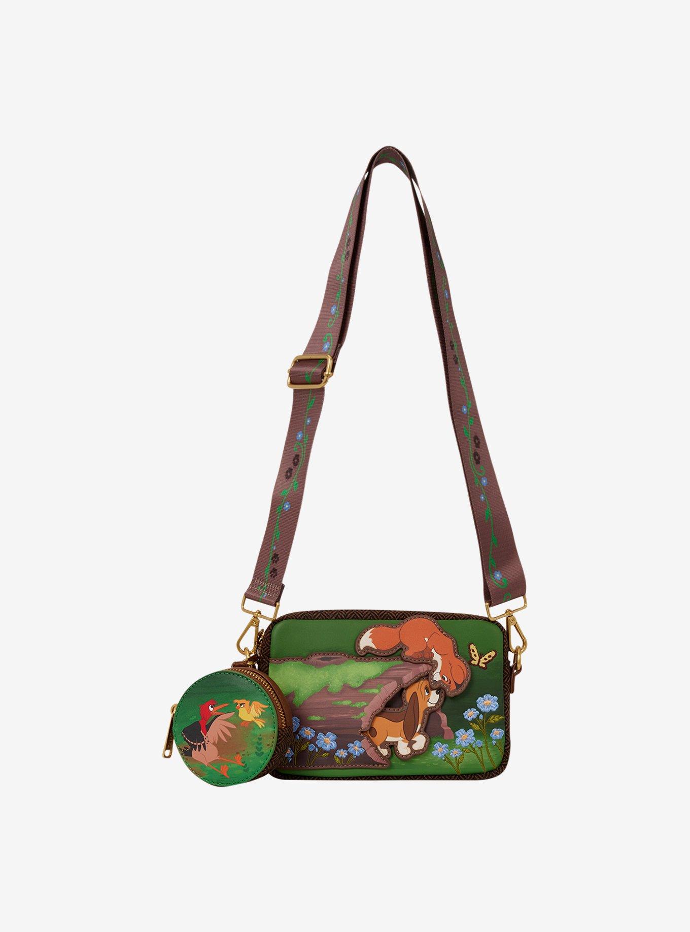 Loungefly Disney The Fox and The Hound Tod & Copper Crossbody Bag with Coin Purse, , hi-res