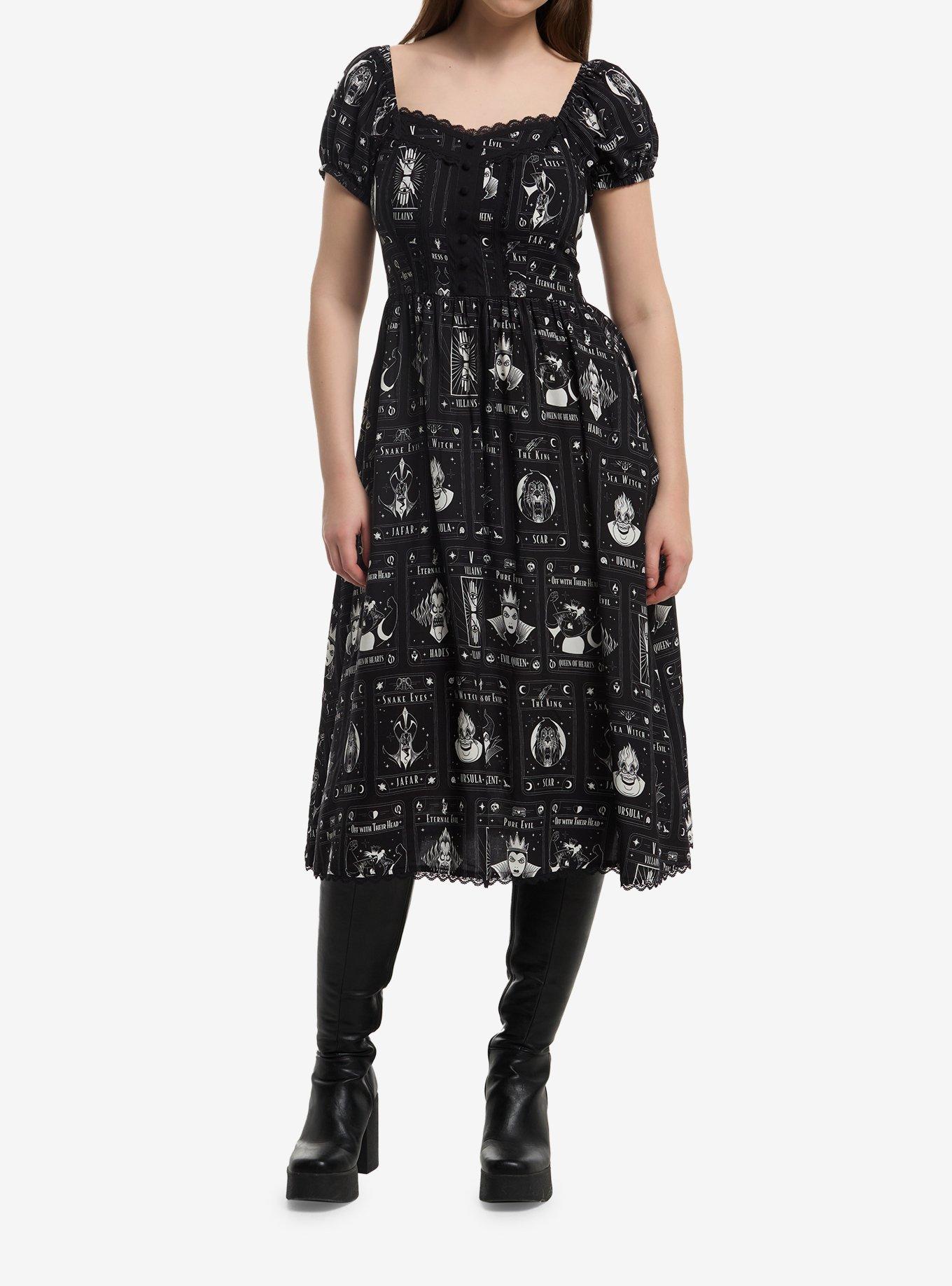 Disney Villains Tarot Card Midi Dress