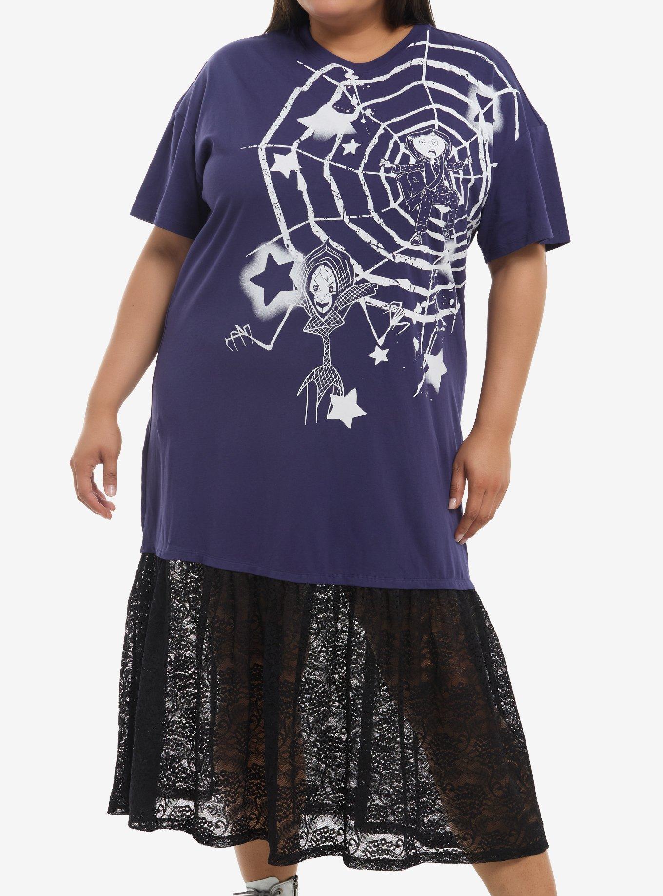 Coraline Lace Layer T-Shirt Maxi Dress Plus Size, , hi-res