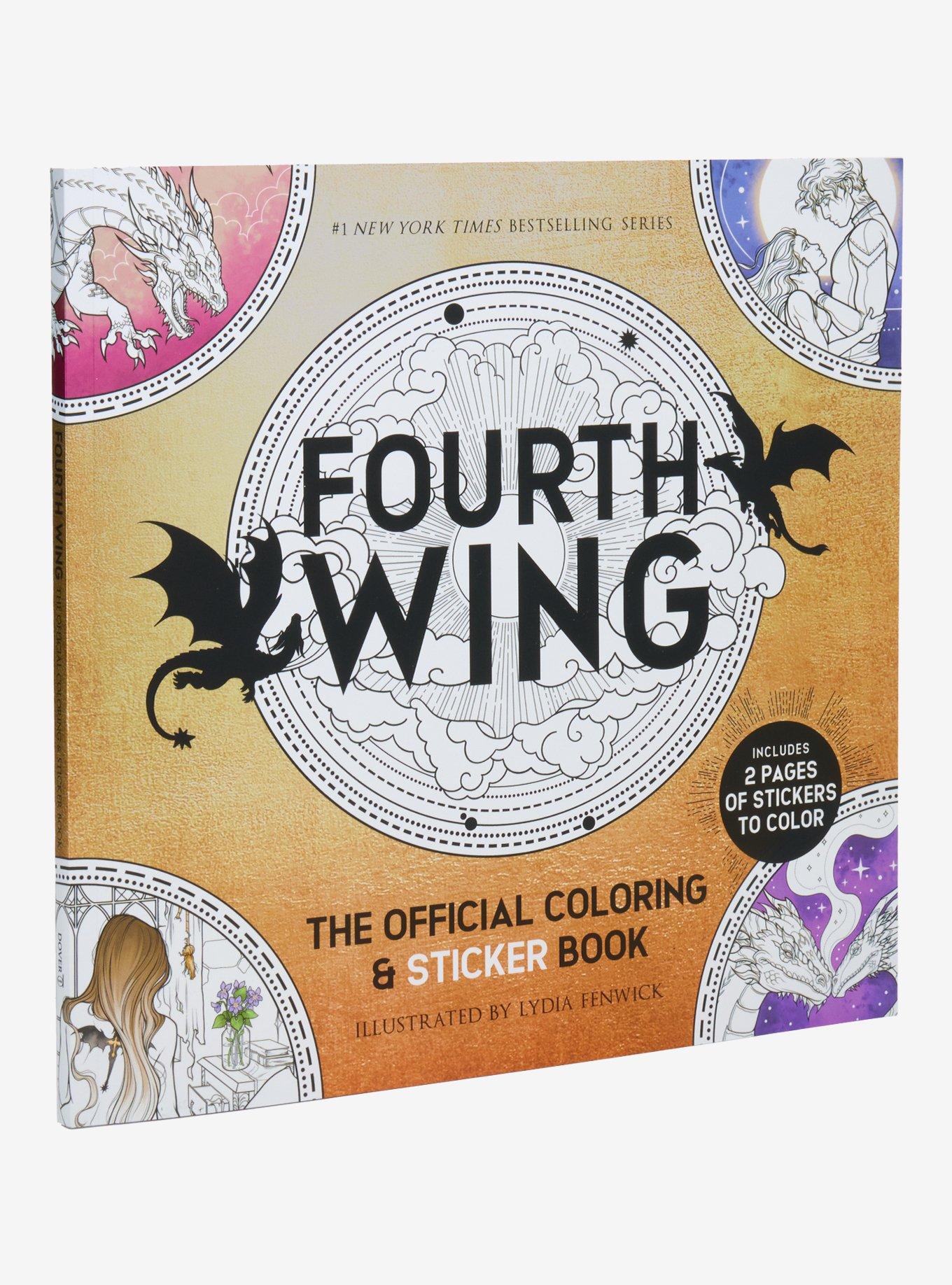 Fourth Wing Official Coloring & Sticker Book, , hi-res