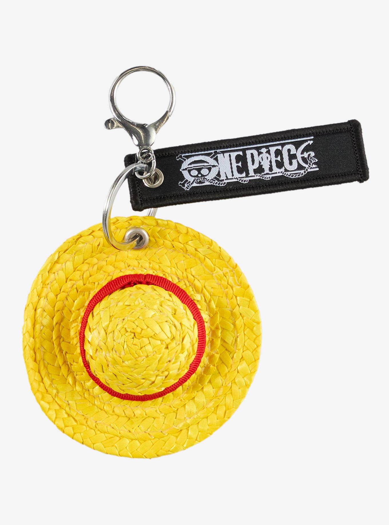 One Piece Luffy Straw Hat Bag Charm Hot Topic Exclusive, , hi-res