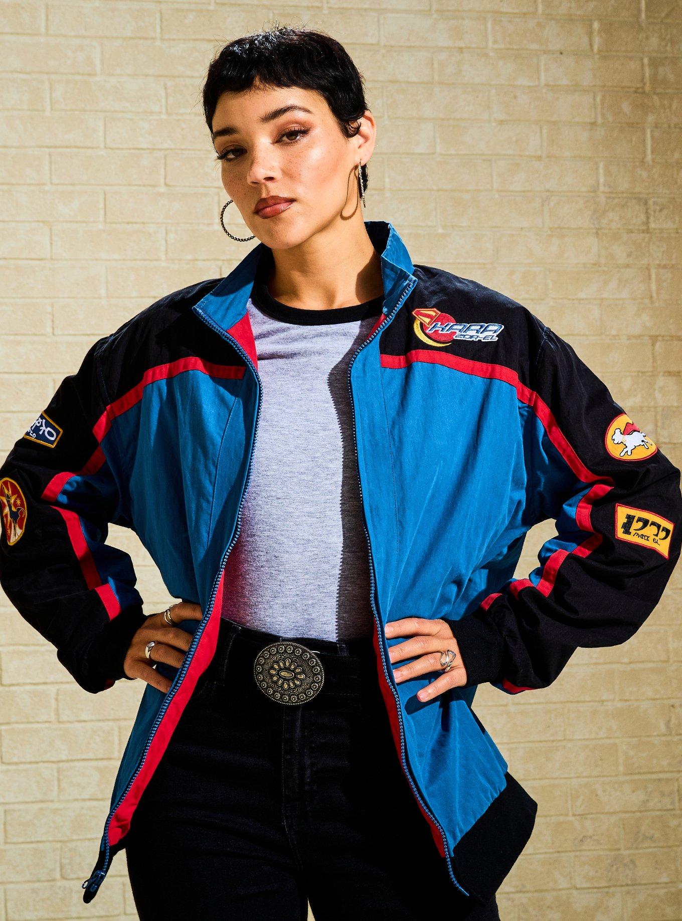 Her Universe DC Comics Supergirl Patches Windbreaker - BoxLunch Exclusive, , hi-res