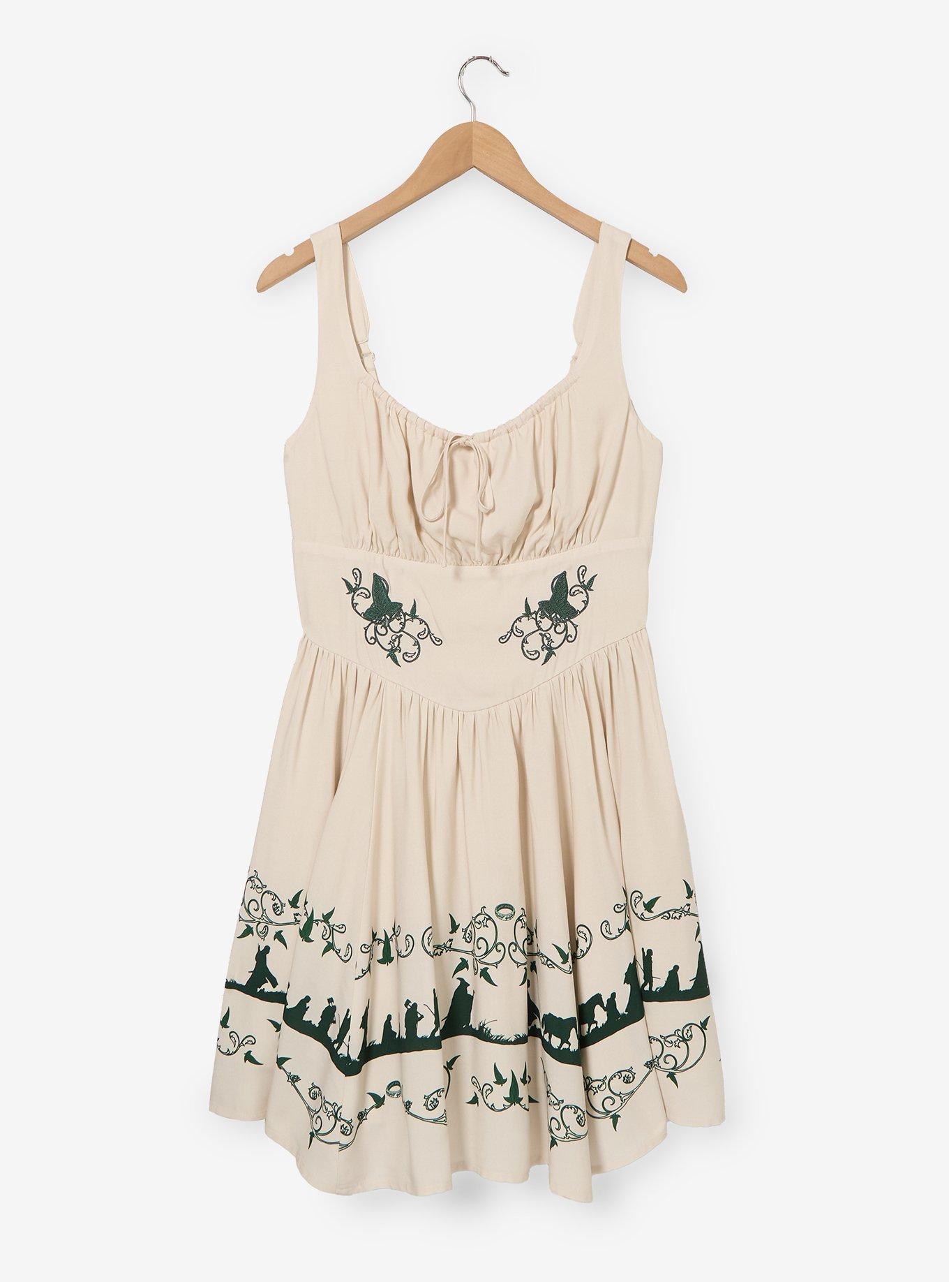 The Lord of The Rings Fellowship Silhouettes Tank Dress - BoxLunch Exclusive, , hi-res