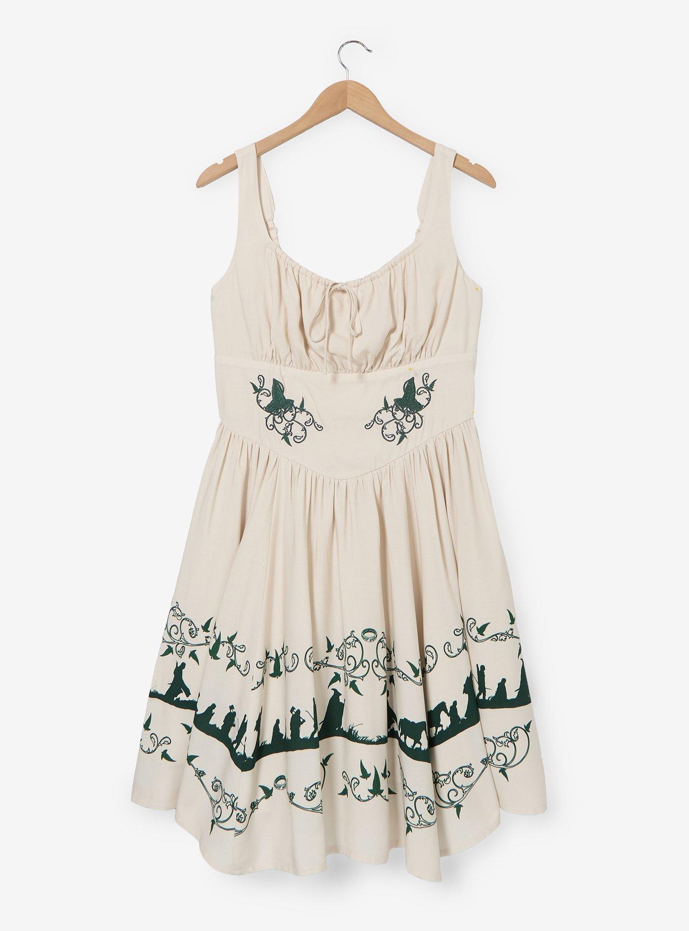 The Lord of The Rings Fellowship Silhouettes Plus Size Tank Dress - BoxLunch Exclusive, , hi-res