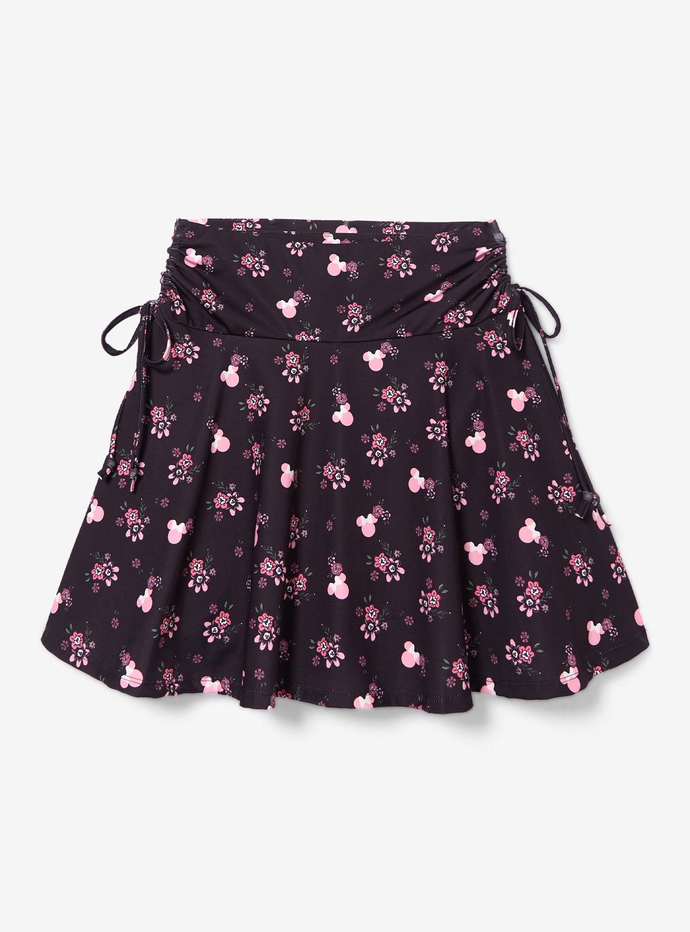 Disney Minnie Mouse Floral Plus Size Active Skirt - BoxLunch Exclusive, , hi-res