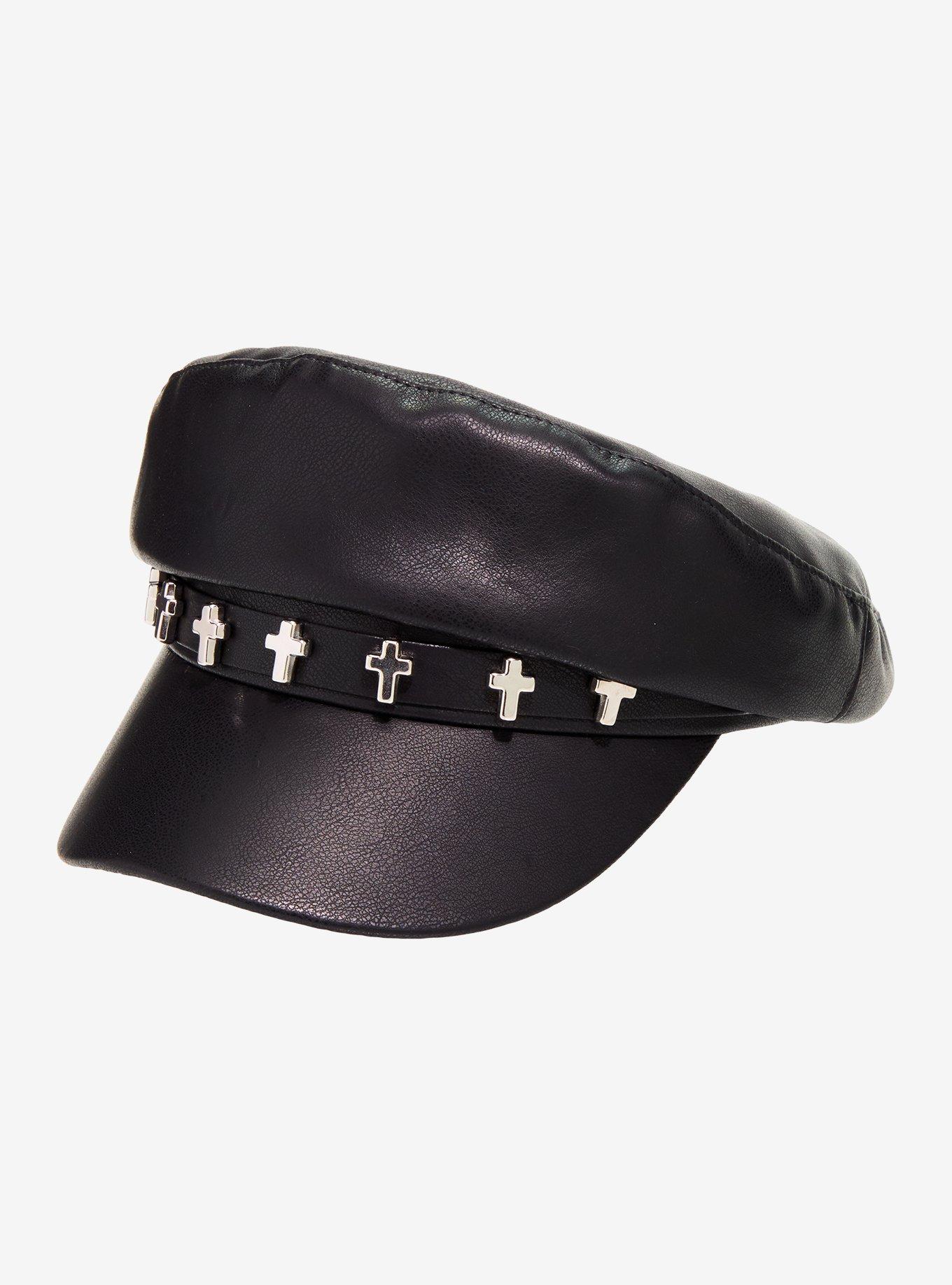 Cross Studs Cabbie Hat, , hi-res