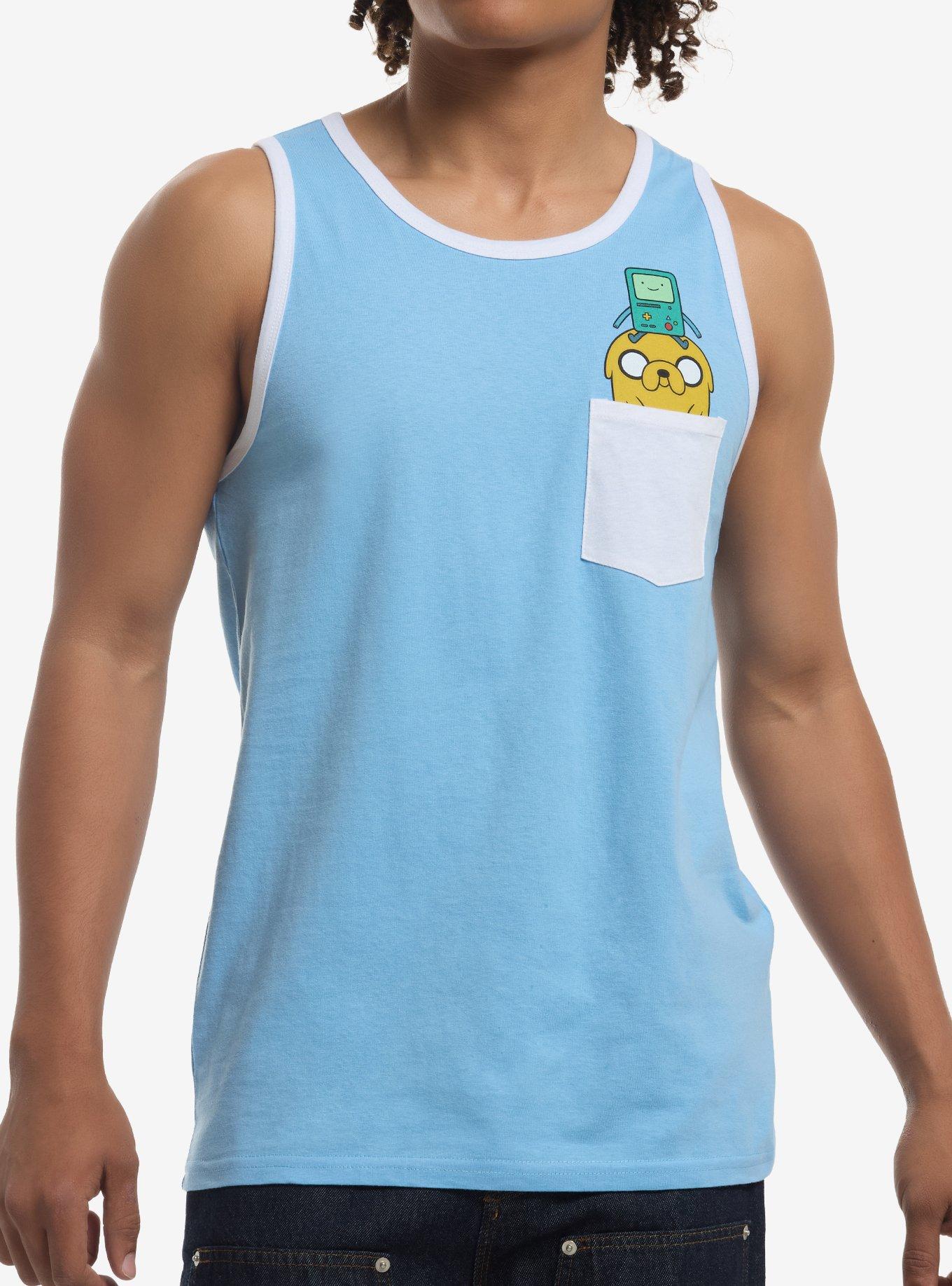 Adventure Time Jake & BMO Peek Pocket Tank Top, , hi-res