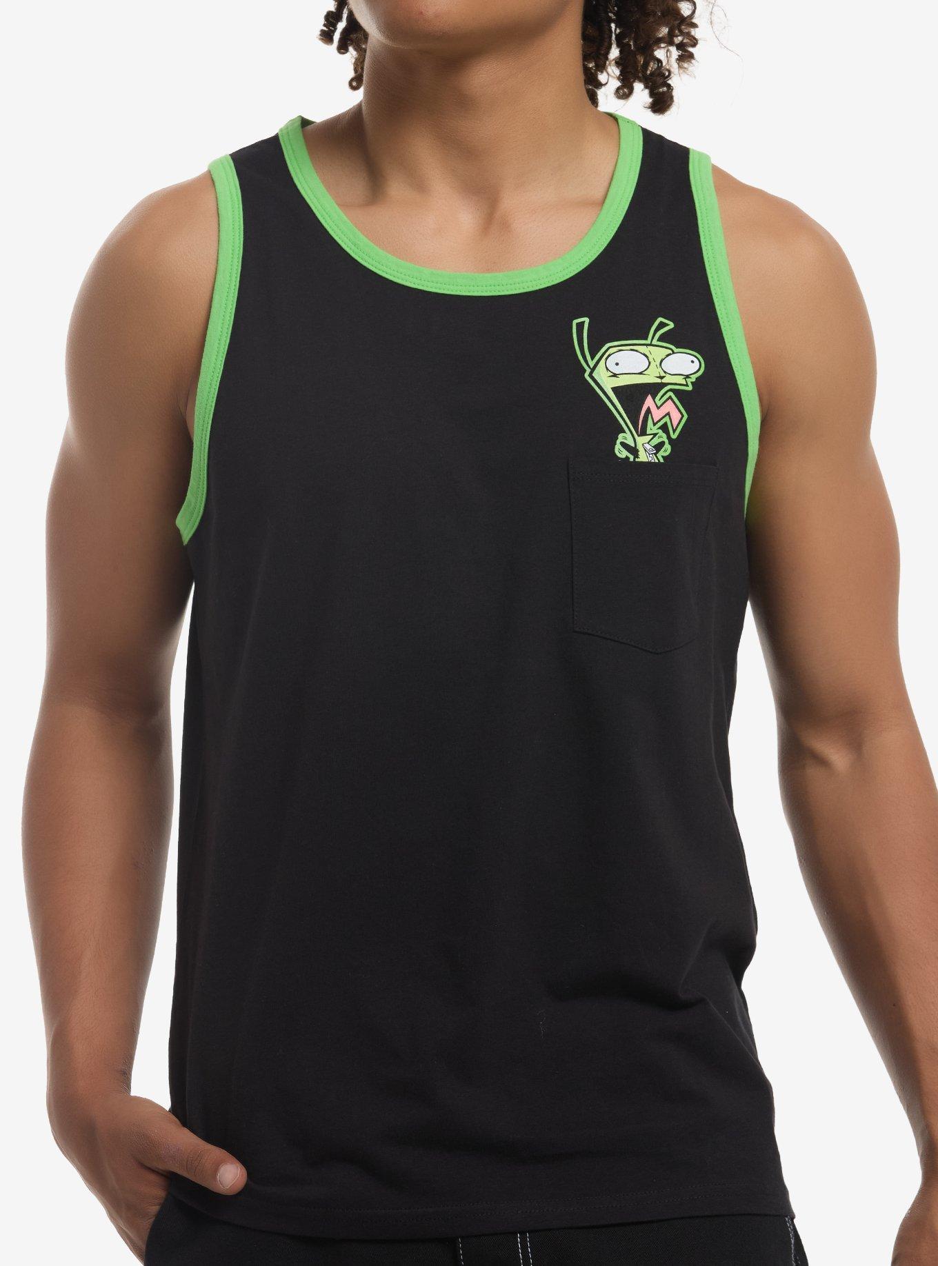 Invader Zim GIR Peek Pocket Tank Top, , hi-res