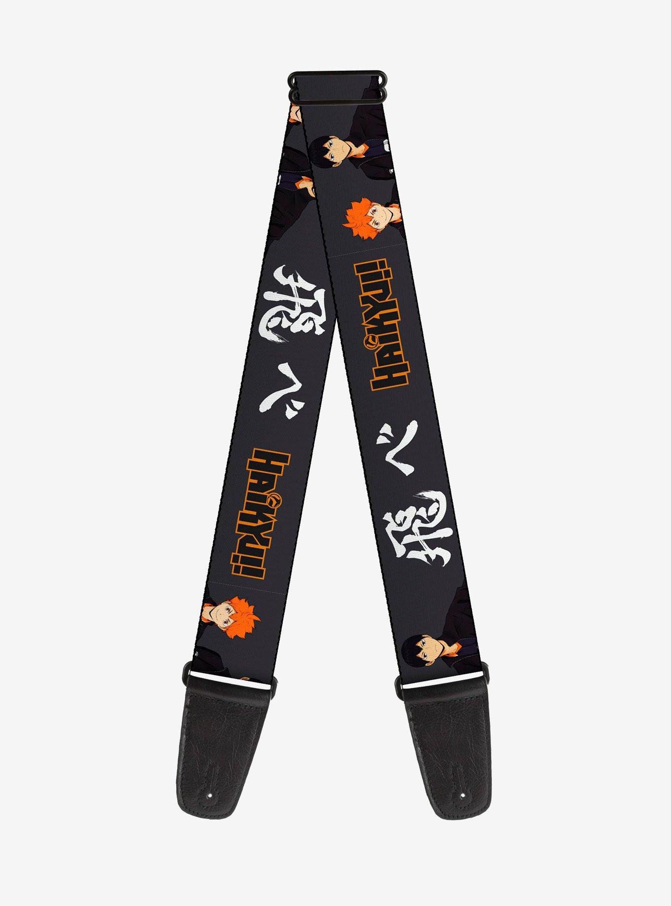 Haikyu!! Hinata and Kageyama Pose and Title Guitar Strap, , hi-res