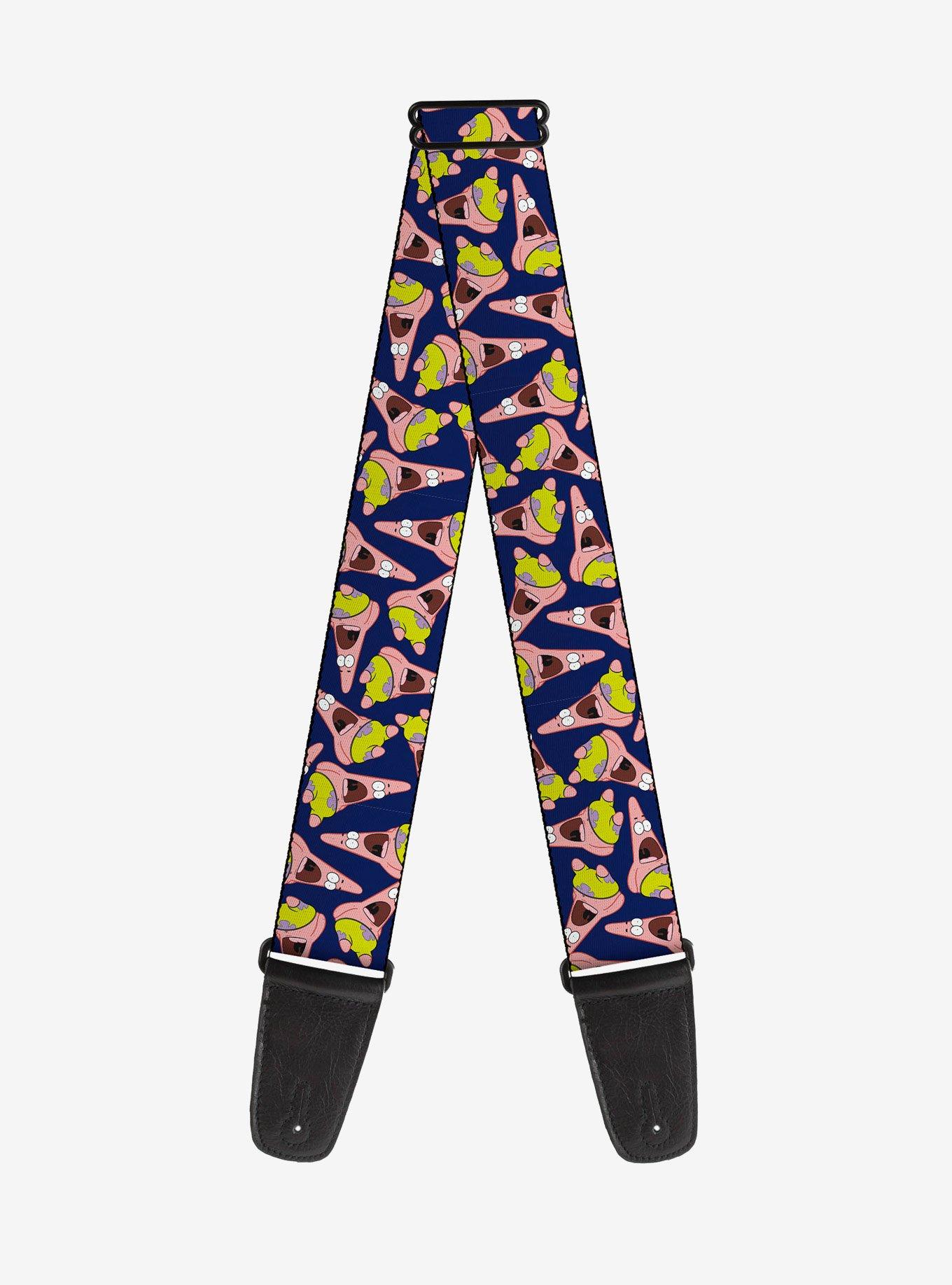 SpongeBob SquarePants Patrick Starfish Pose Scattered Guitar Strap, , hi-res
