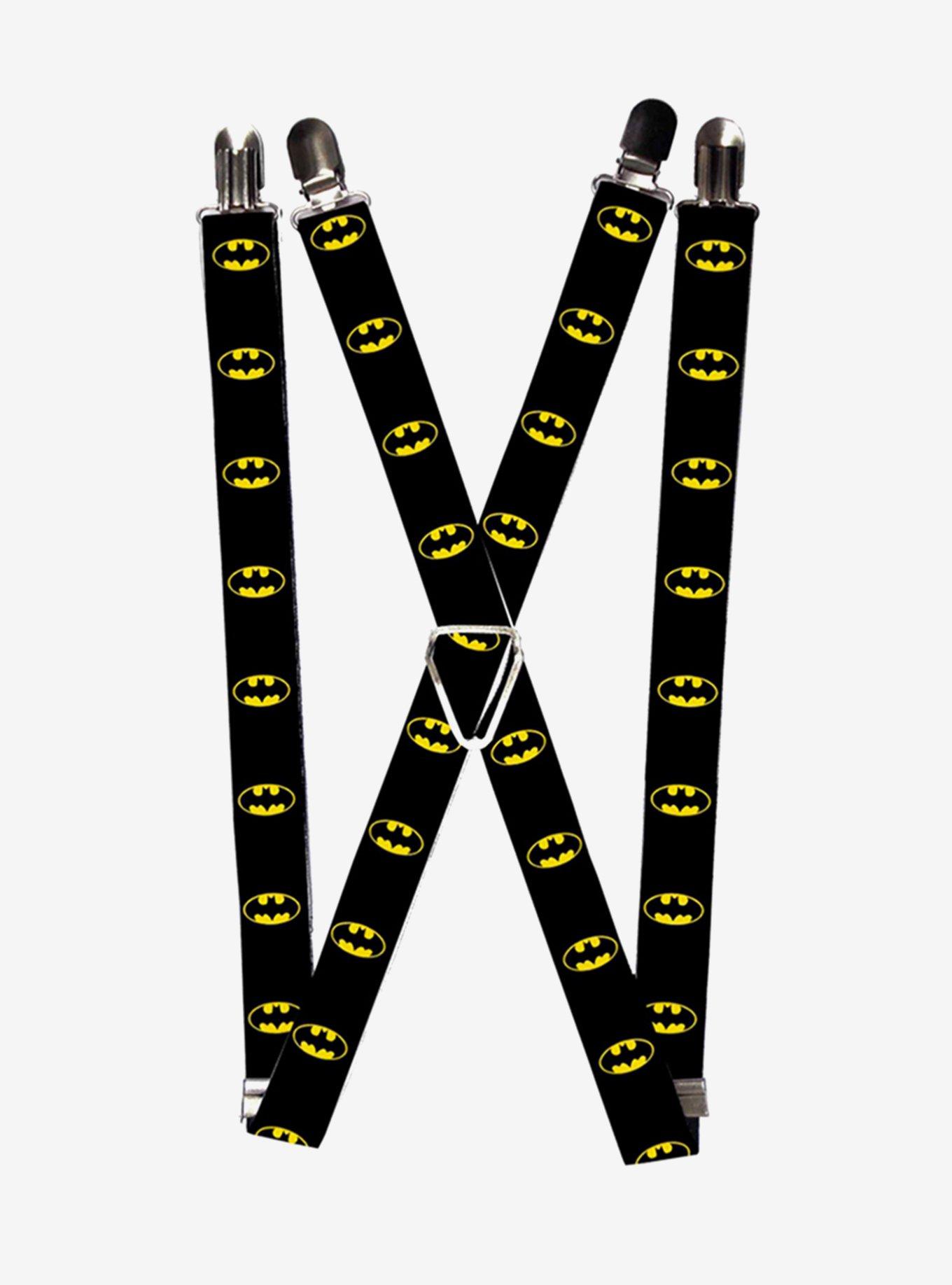 DC Comics Batman Shield Suspenders, , hi-res