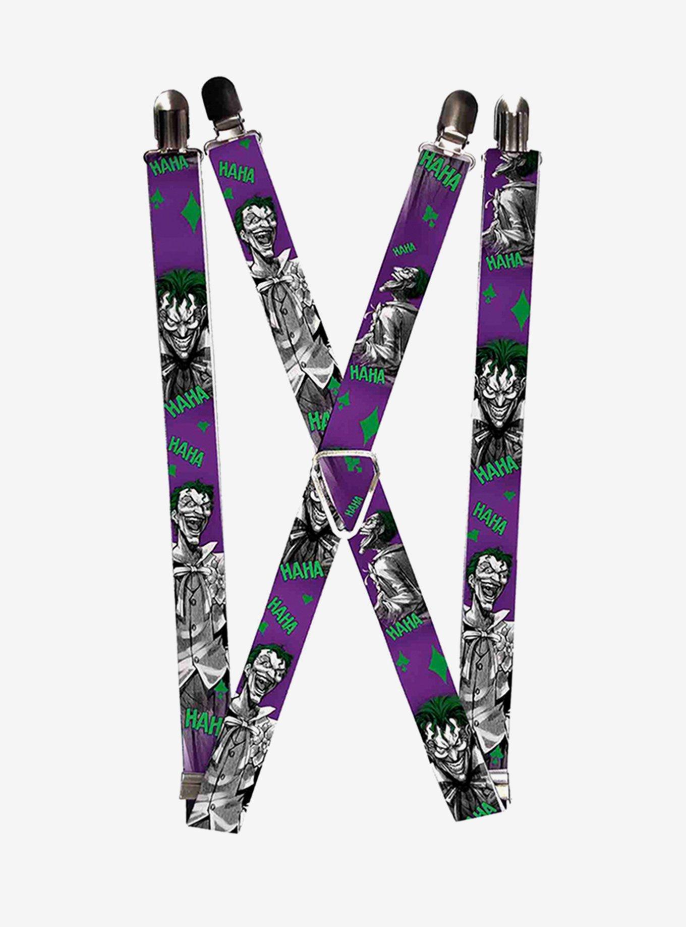 DC Comics The Joker Laughing Poses Haha Suspenders, , hi-res