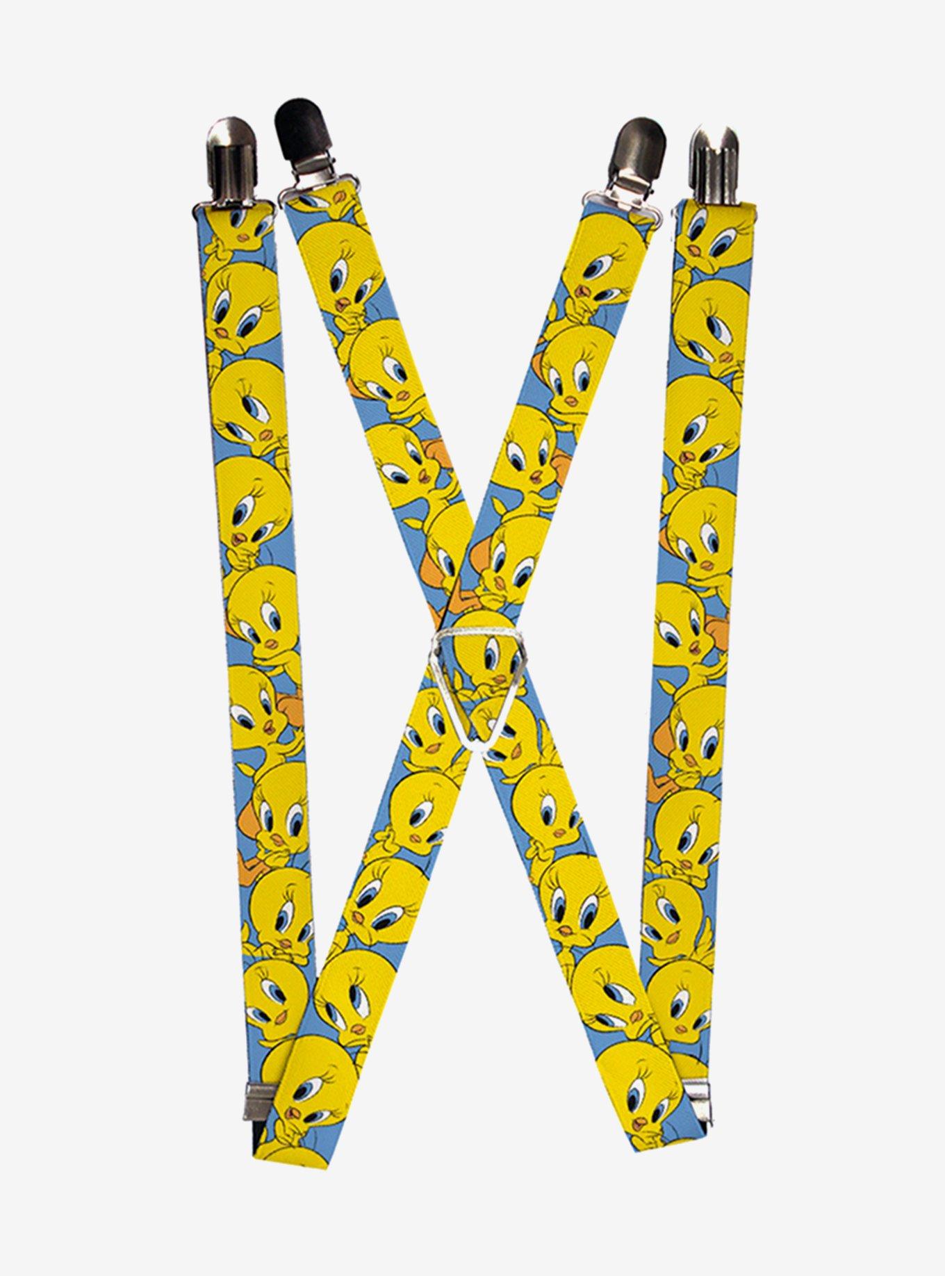 Looney Tunes Tweety Bird Poses Suspenders, , hi-res
