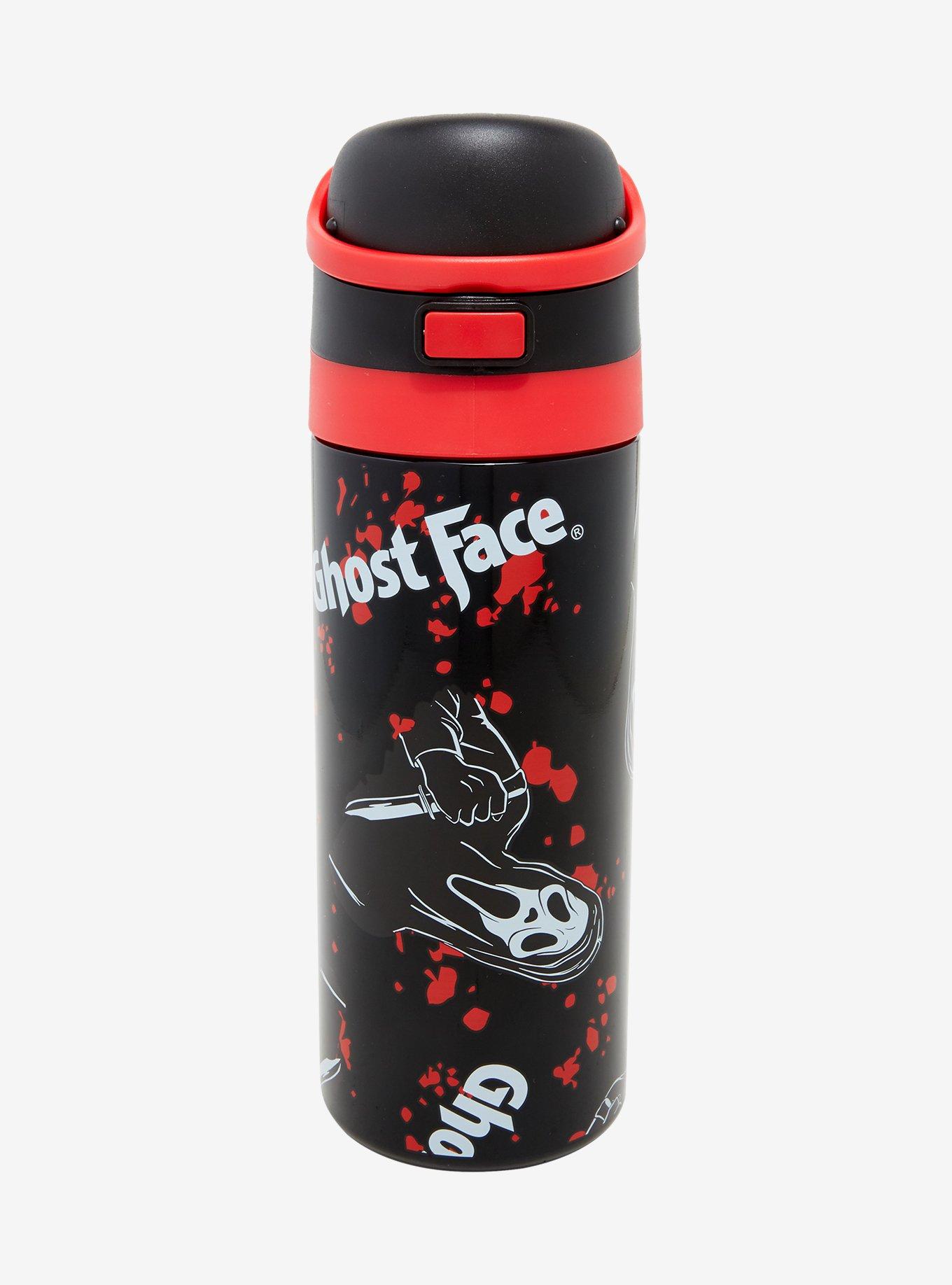 Ghost Face Splatters Flip-Top Water Bottle, , hi-res