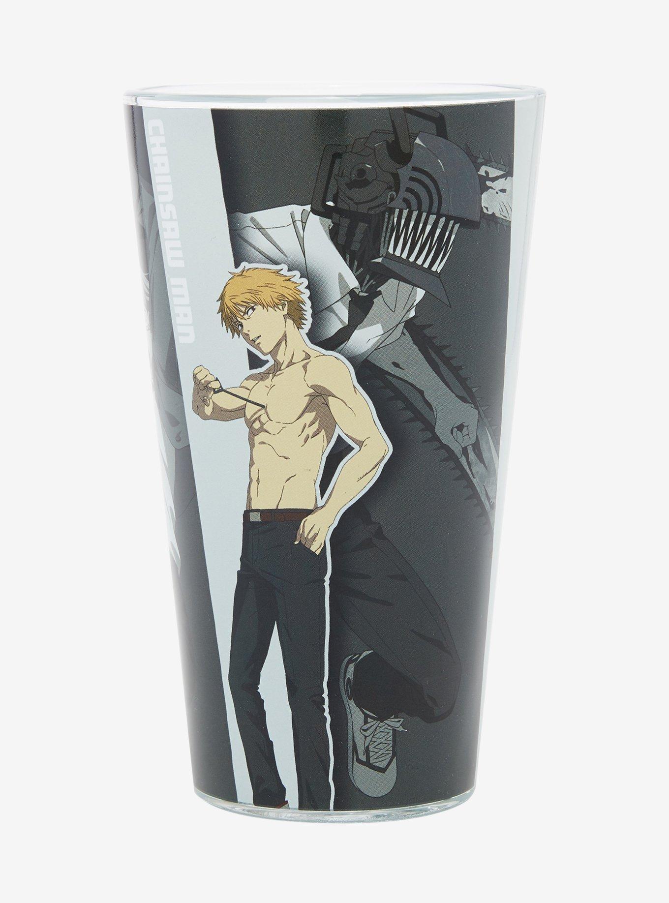Chainsaw Man Character Panel Glass Cup, , hi-res