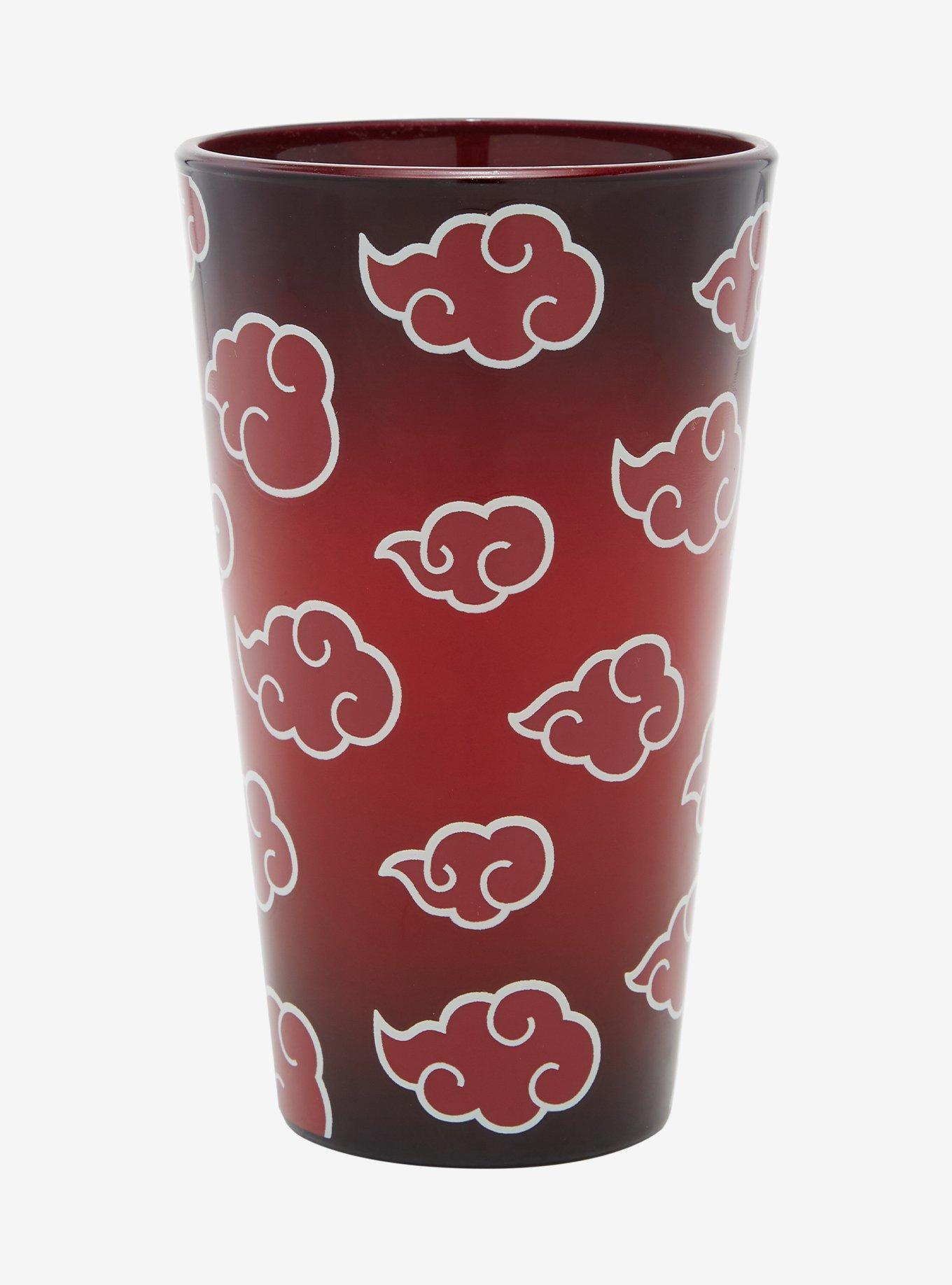 Naruto Shippuden Akatsuki Cloud Glass Cup, , hi-res