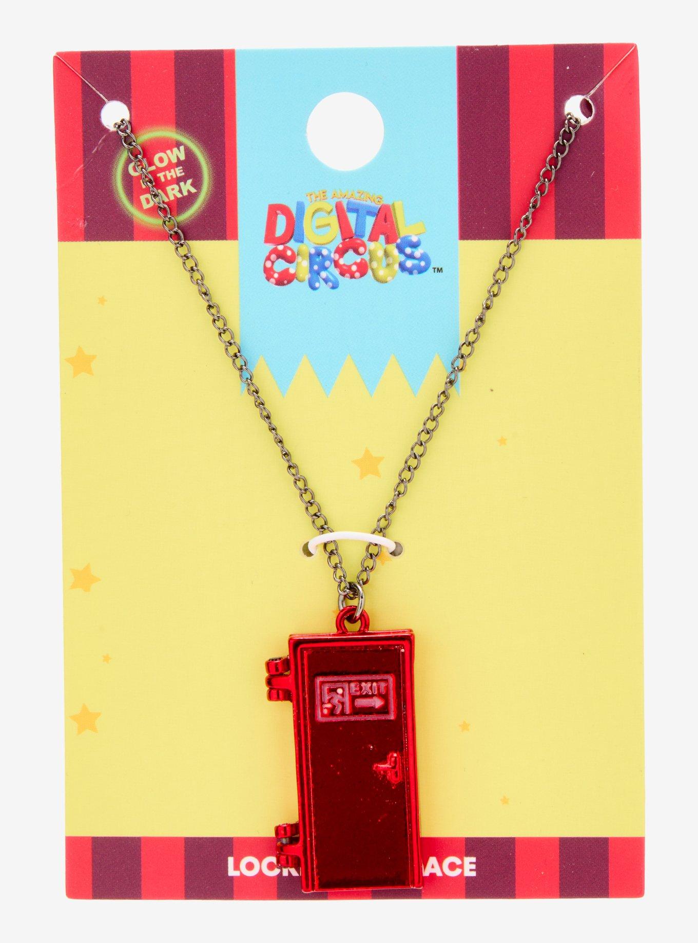 The Amazing Digital Circus Pomni Exit Door Glow-In-The-Dark Locket
