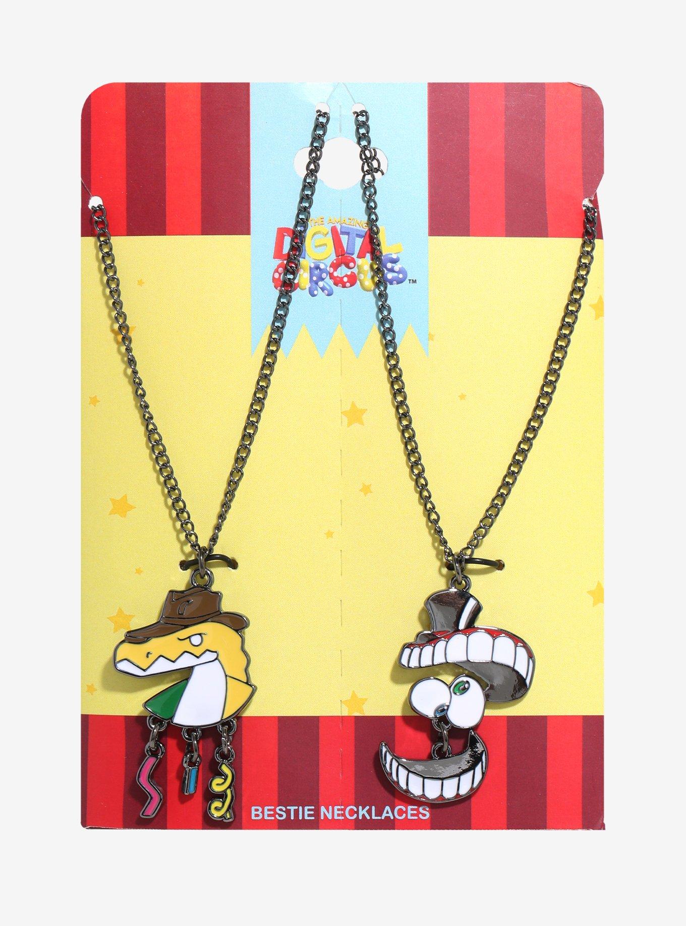 The Amazing Digital Circus Caine & Gummigoo Best Friend Necklace