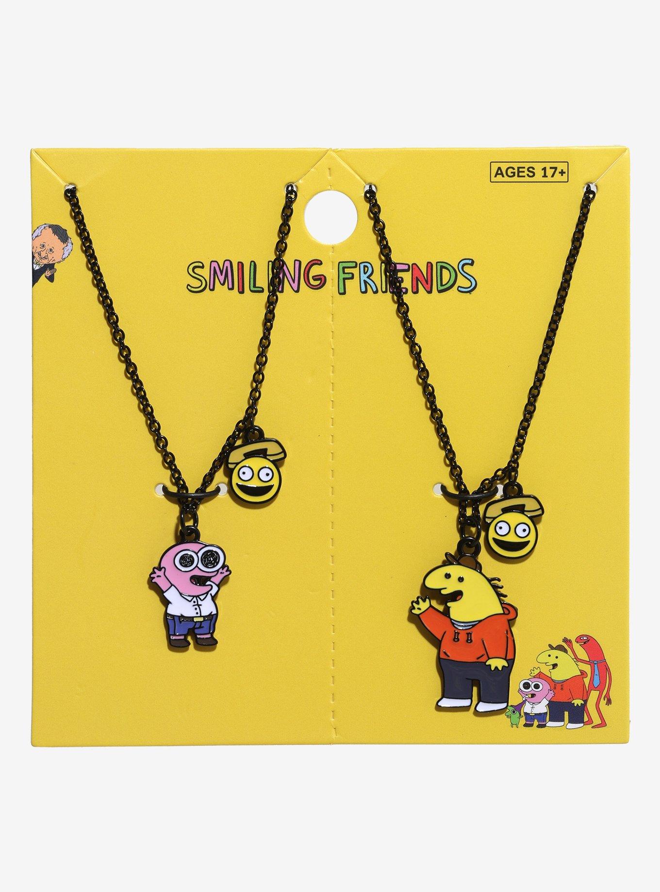 Smiling Friends Pim & Charlie Best Friend Necklace Set, , hi-res