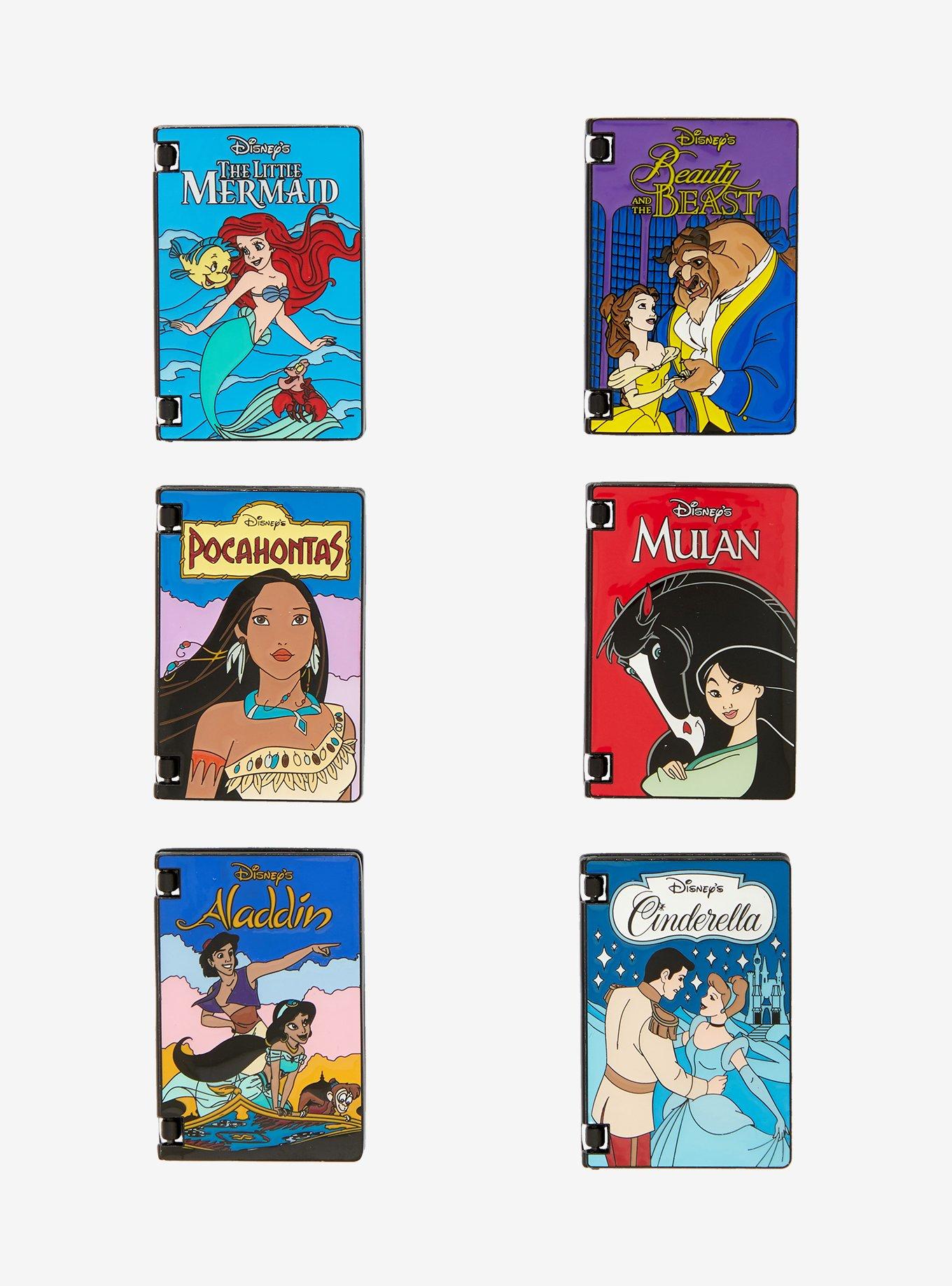 Disney Princess VHS Hinged Blind Box Enamel Pin &mdash; BoxLunch Exclusive, , hi-res