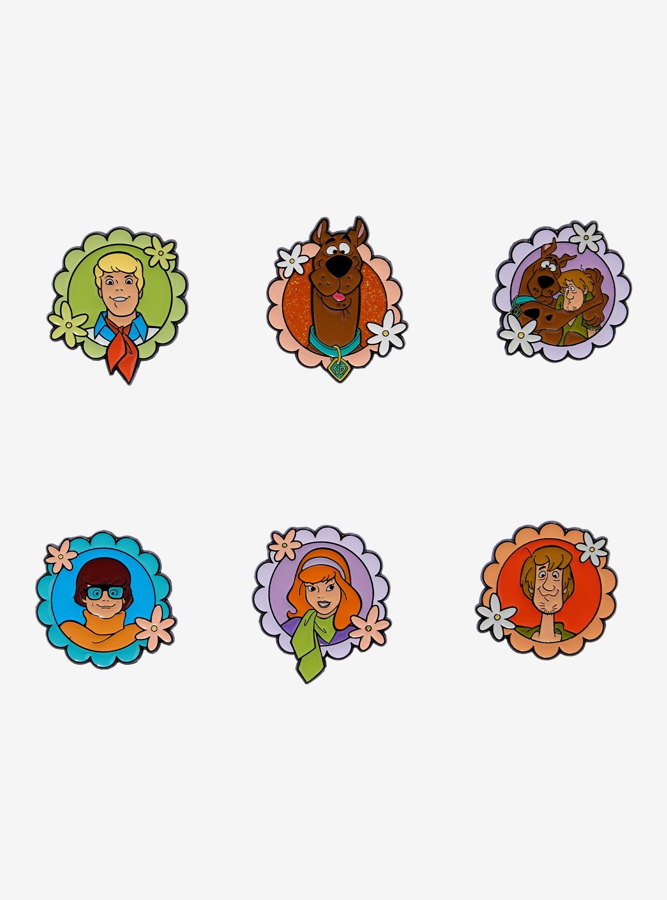 Scooby-Doo! Character Floral Blind Box Enamel Pin - BoxLunch Exclusive, , hi-res