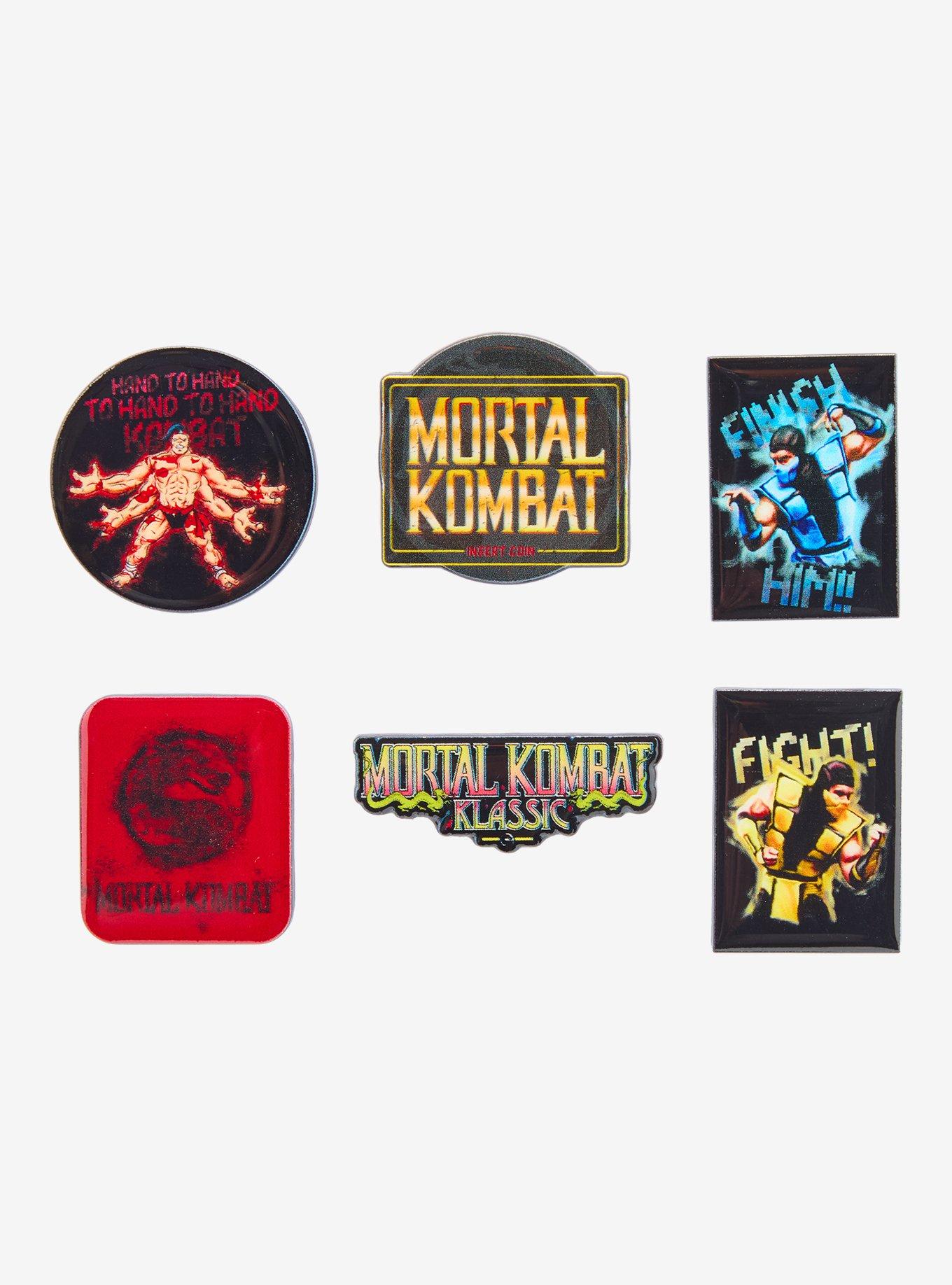 Mortal Kombat Klassic Blind Box Enamel Pin - BoxLunch Exclusive, , hi-res