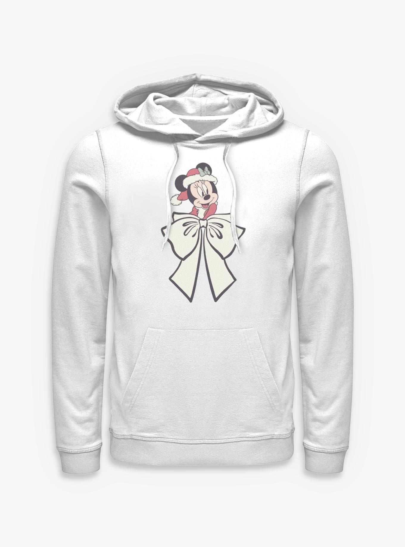 Disney Minnie Mouse Mrs Claus Bow Hoodie, , hi-res