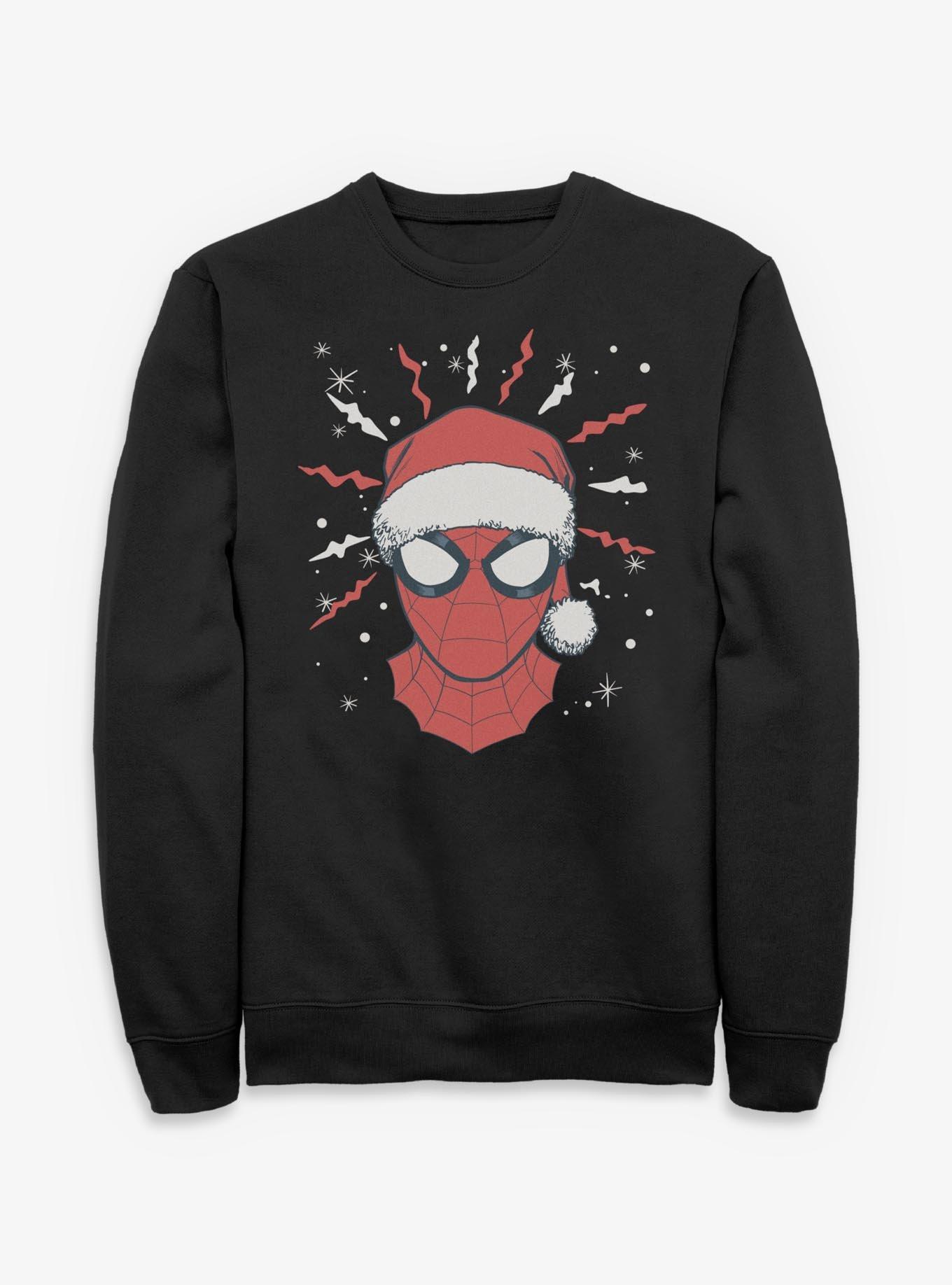 Marvel Spider-Man Xmas Face Sweatshirt, , hi-res