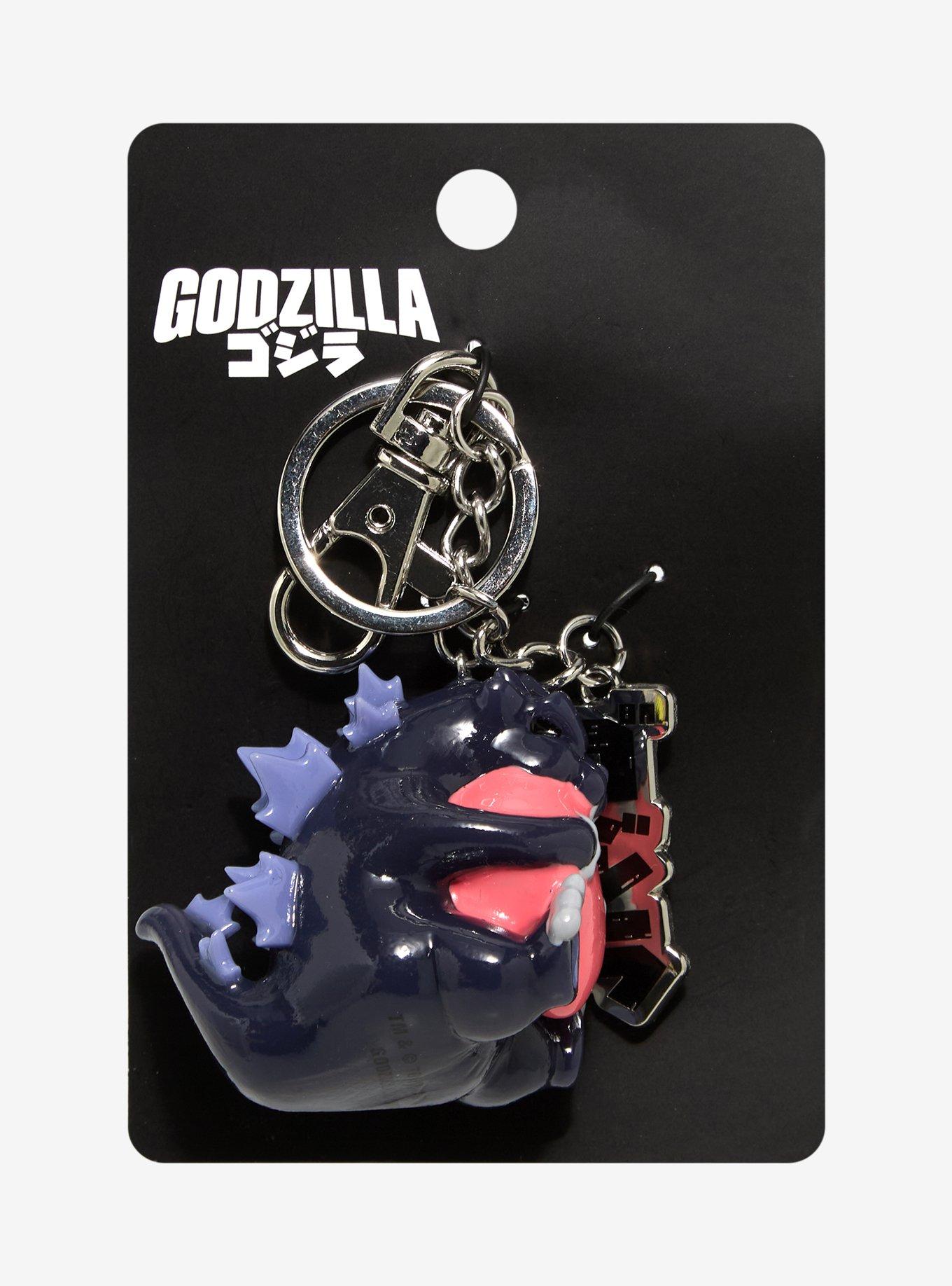 Godzilla Hugging Heart Multi-Charm Keychain - BoxLunch Exclusive