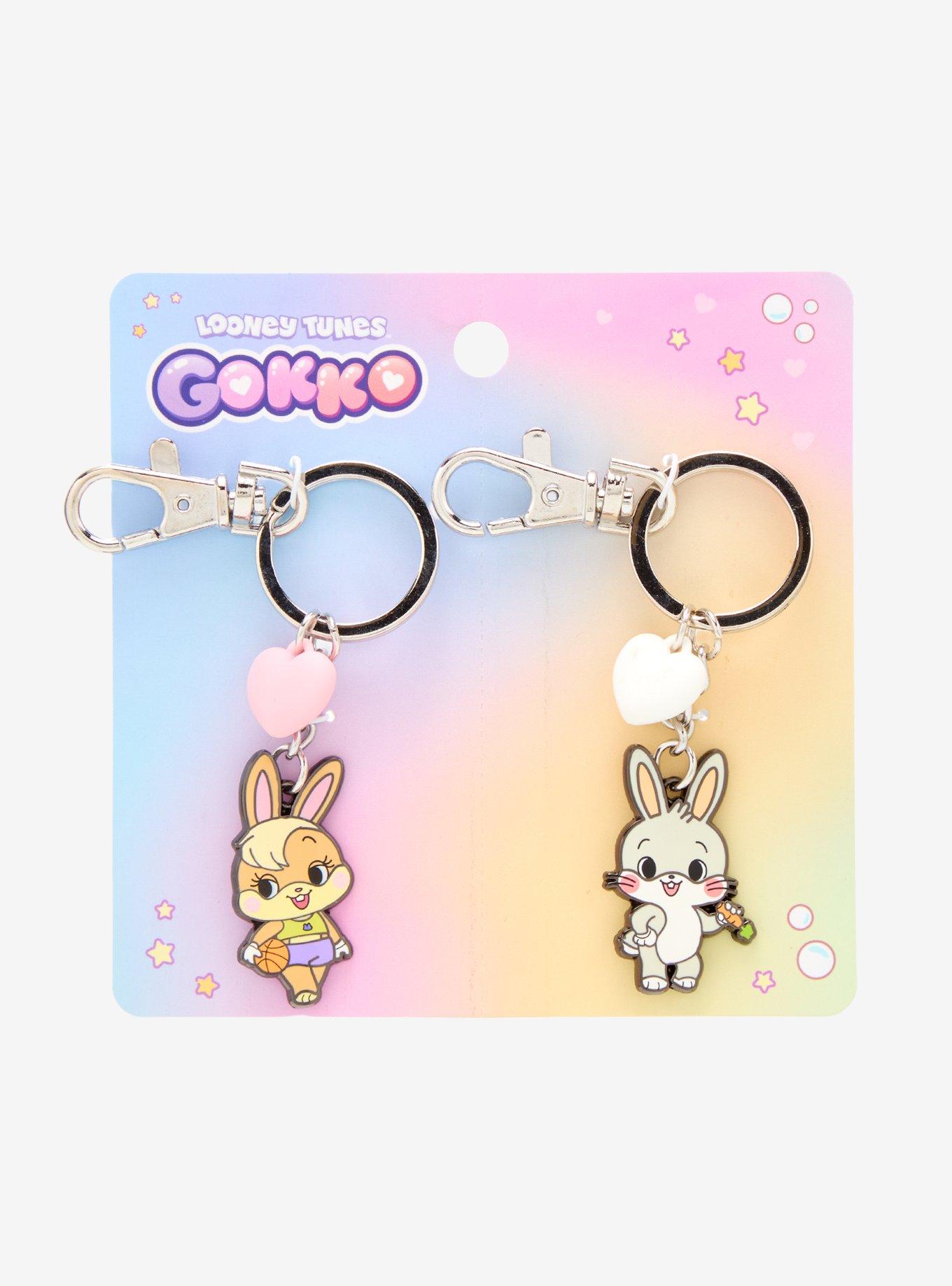 Looney Tunes Gokko Bugs Bunny & Lola Keychain Set &mdash; BoxLunch Exclusive, , hi-res