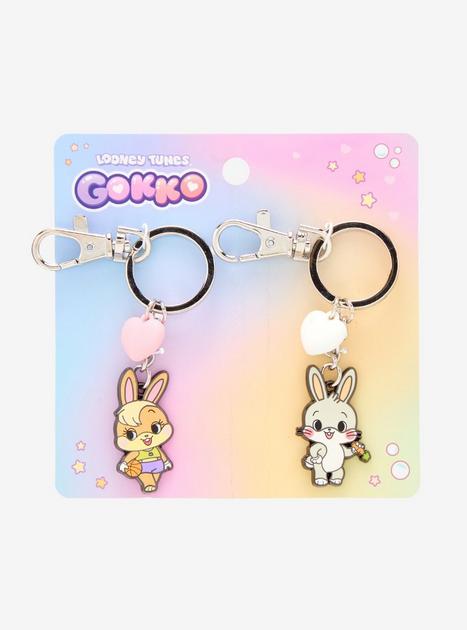Looney Tunes Gokko Bugs Bunny & Lola Keychain Set — BoxLunch Exclusive ...