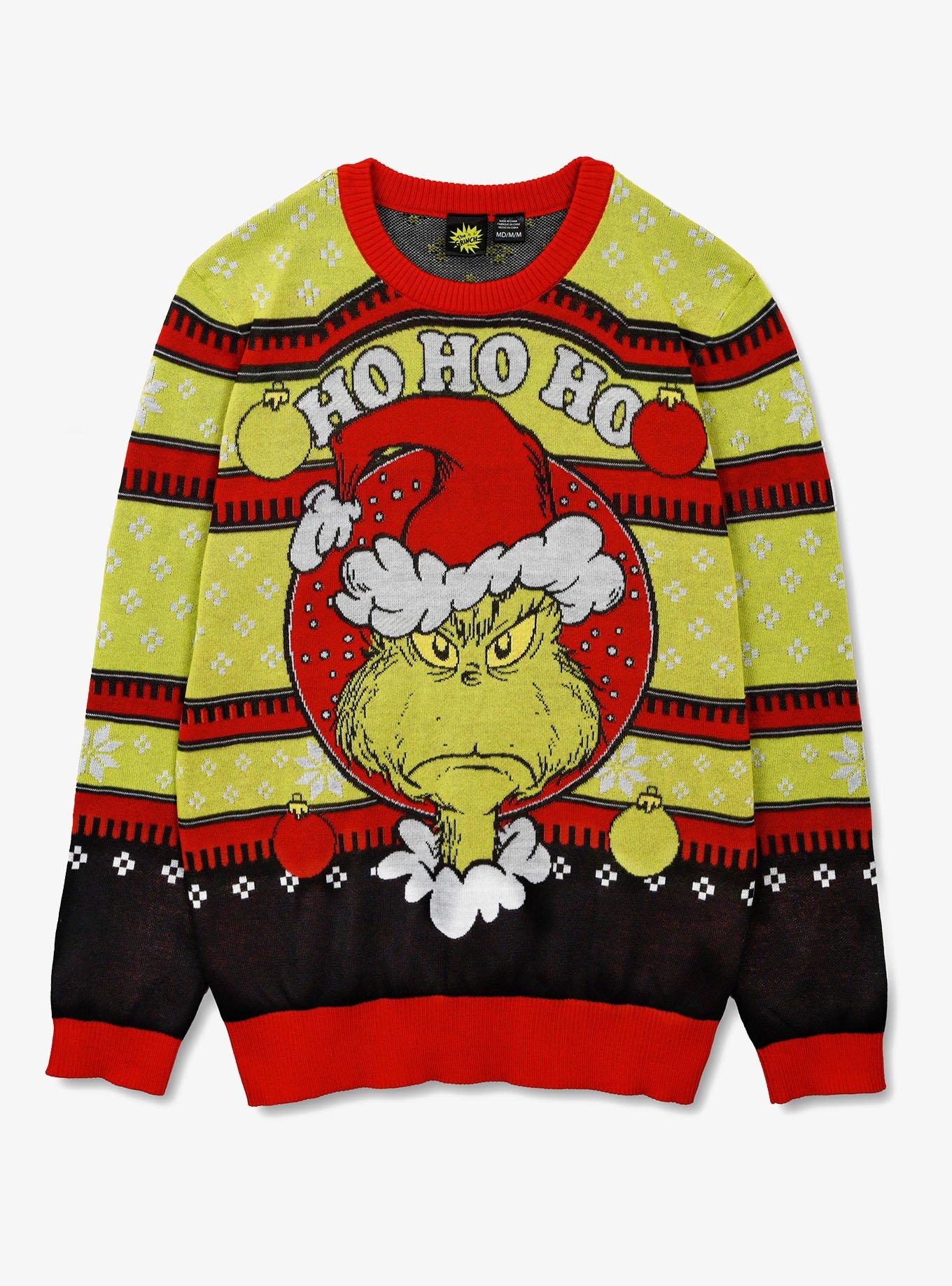 Dr. Seuss How The Grinch Stole Christmas Ho Ho Ho Sweatshirt, , hi-res